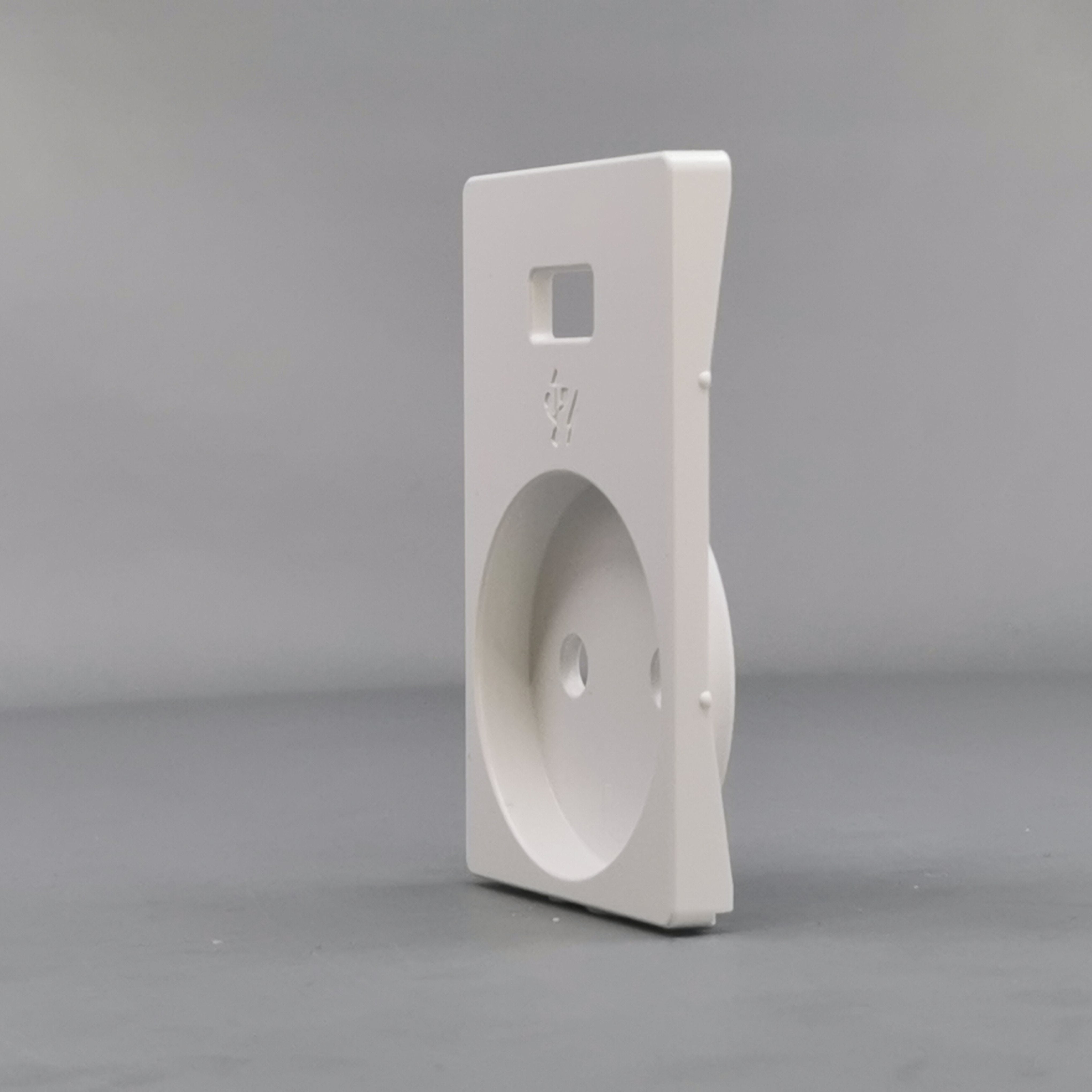 Fuga afdækning stikkontakt u/j med 5V USB hvid