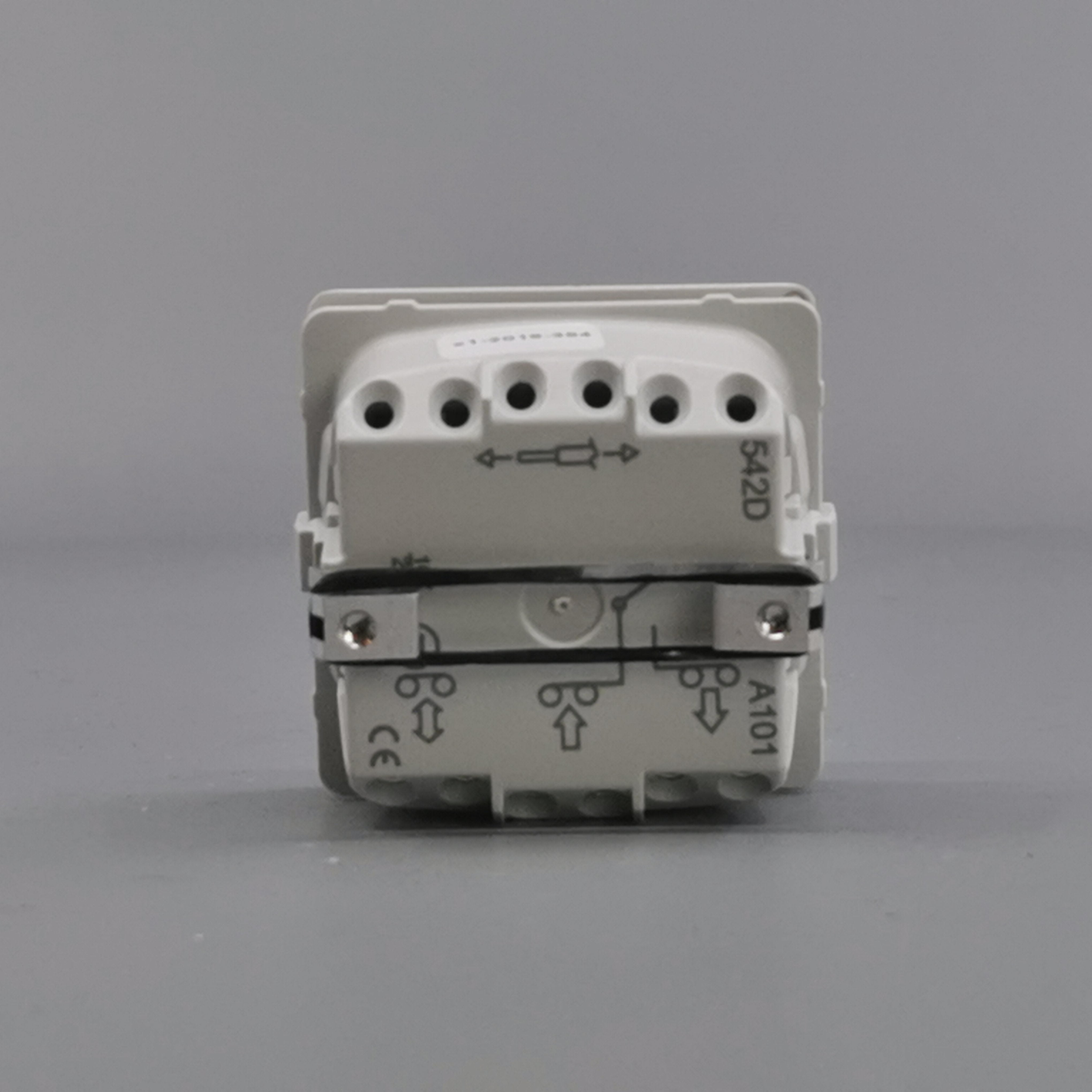 LK Fuga afbryder med sløjfeklemme 16A 1-pol - hvid