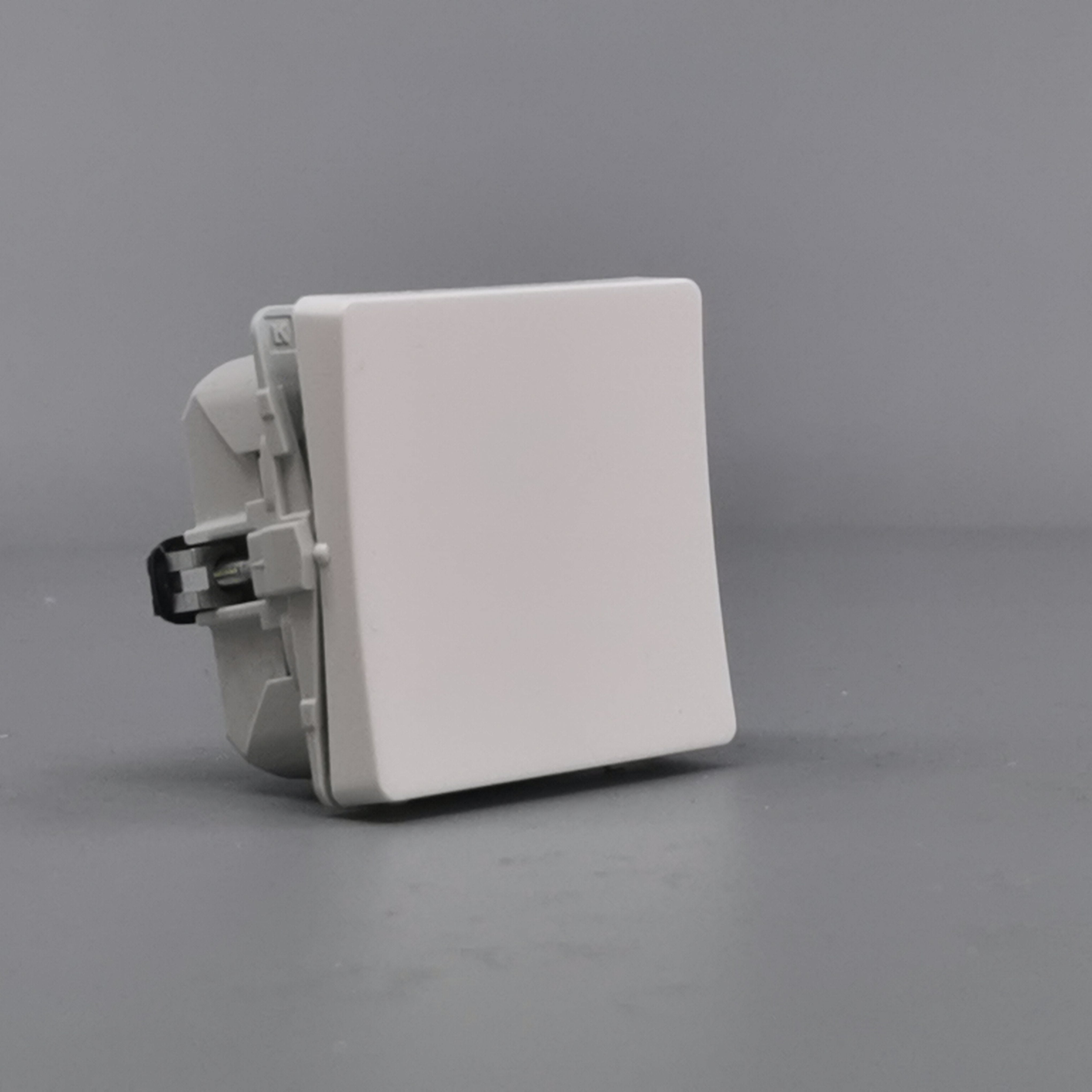 LK Fuga afbryder med sløjfeklemme 16A 1-pol - hvid