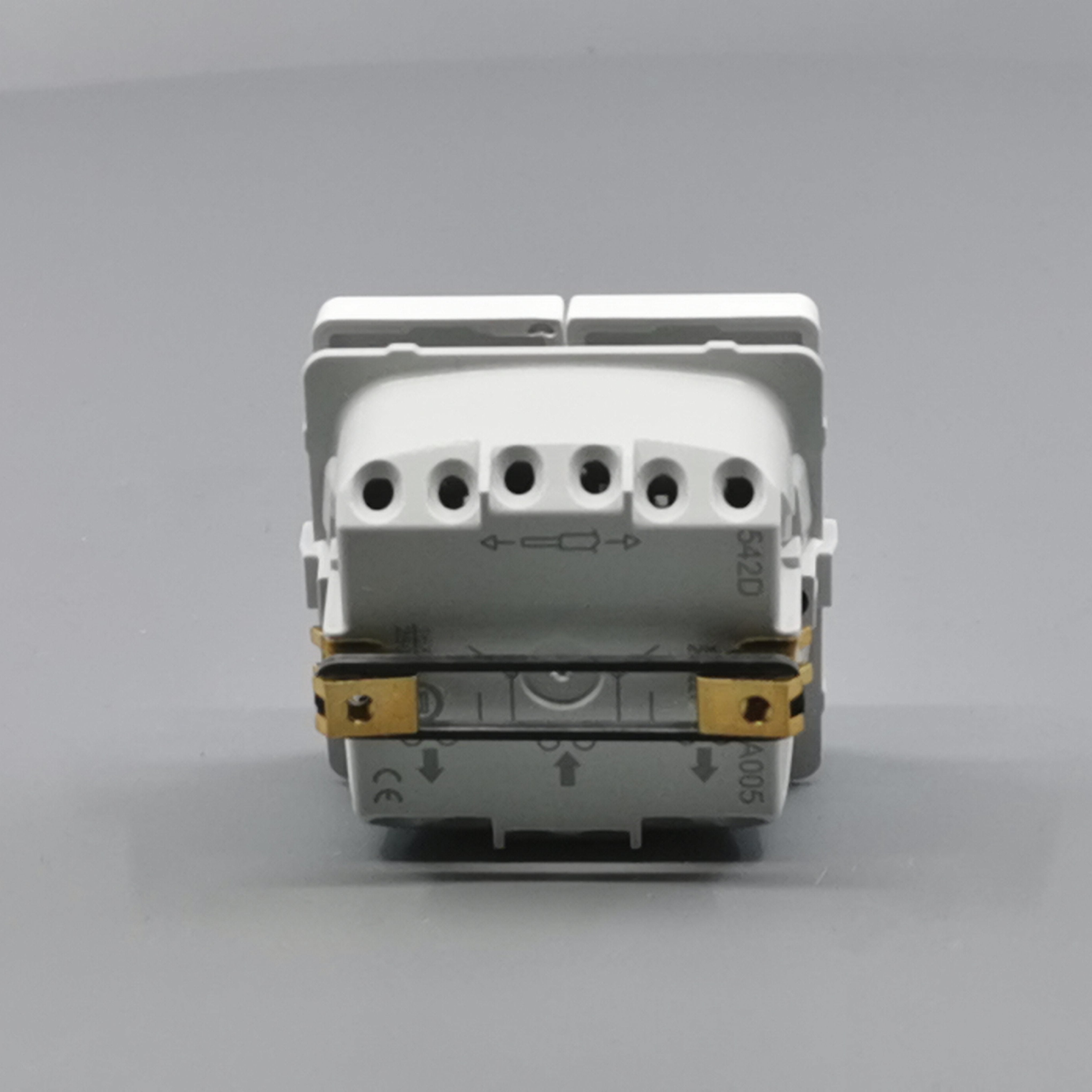 LK Fuga krone afbryder 16A - hvid