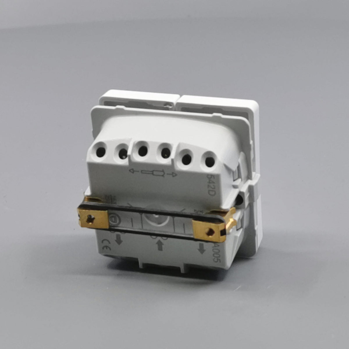 LK Fuga krone afbryder 16A - hvid (360° frame 14)