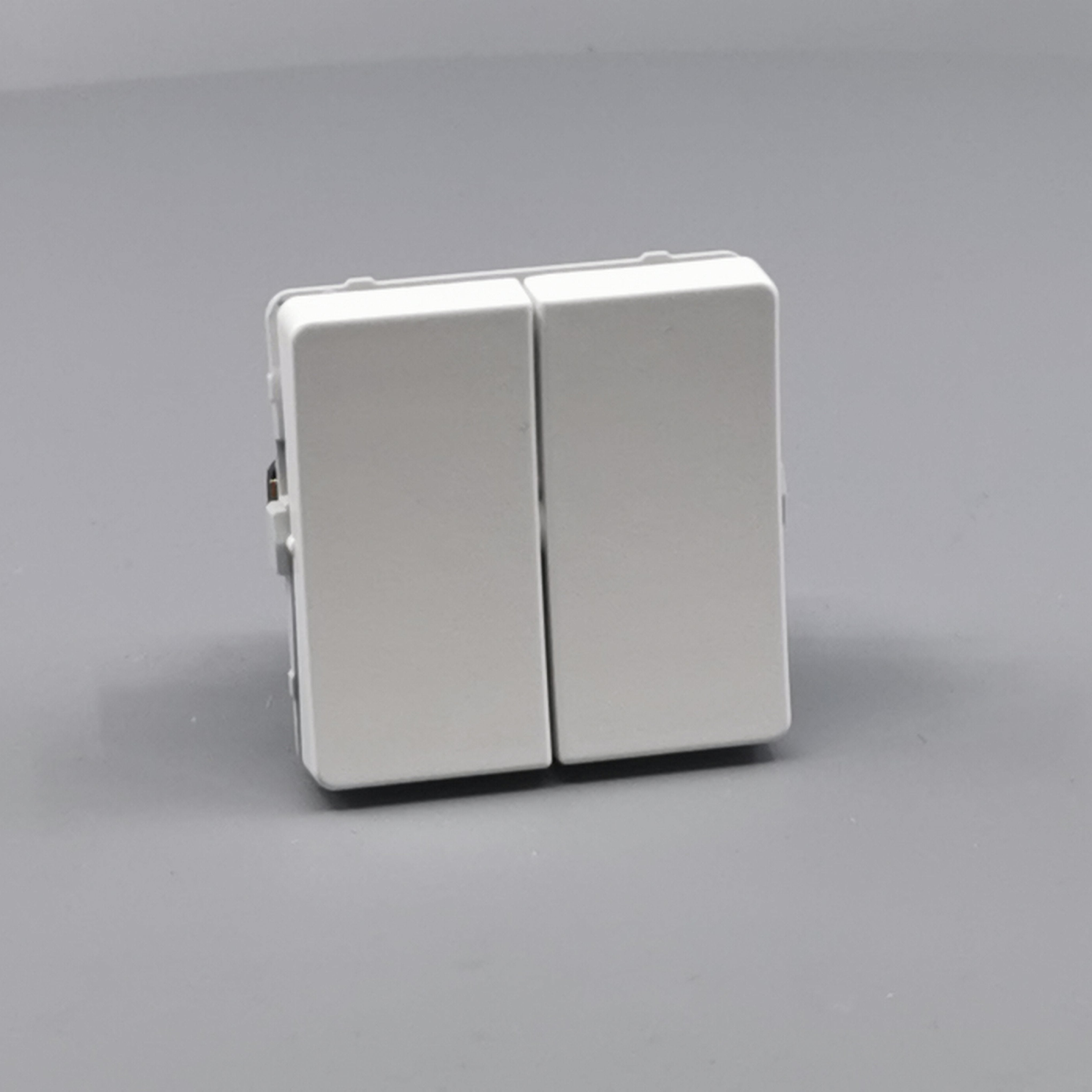 LK Fuga krone afbryder 16A - hvid