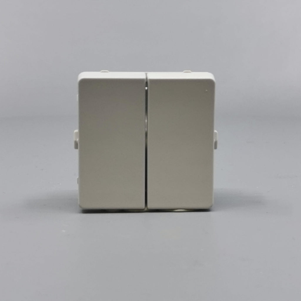 LK Fuga krone afbryder 16A - lysegrå