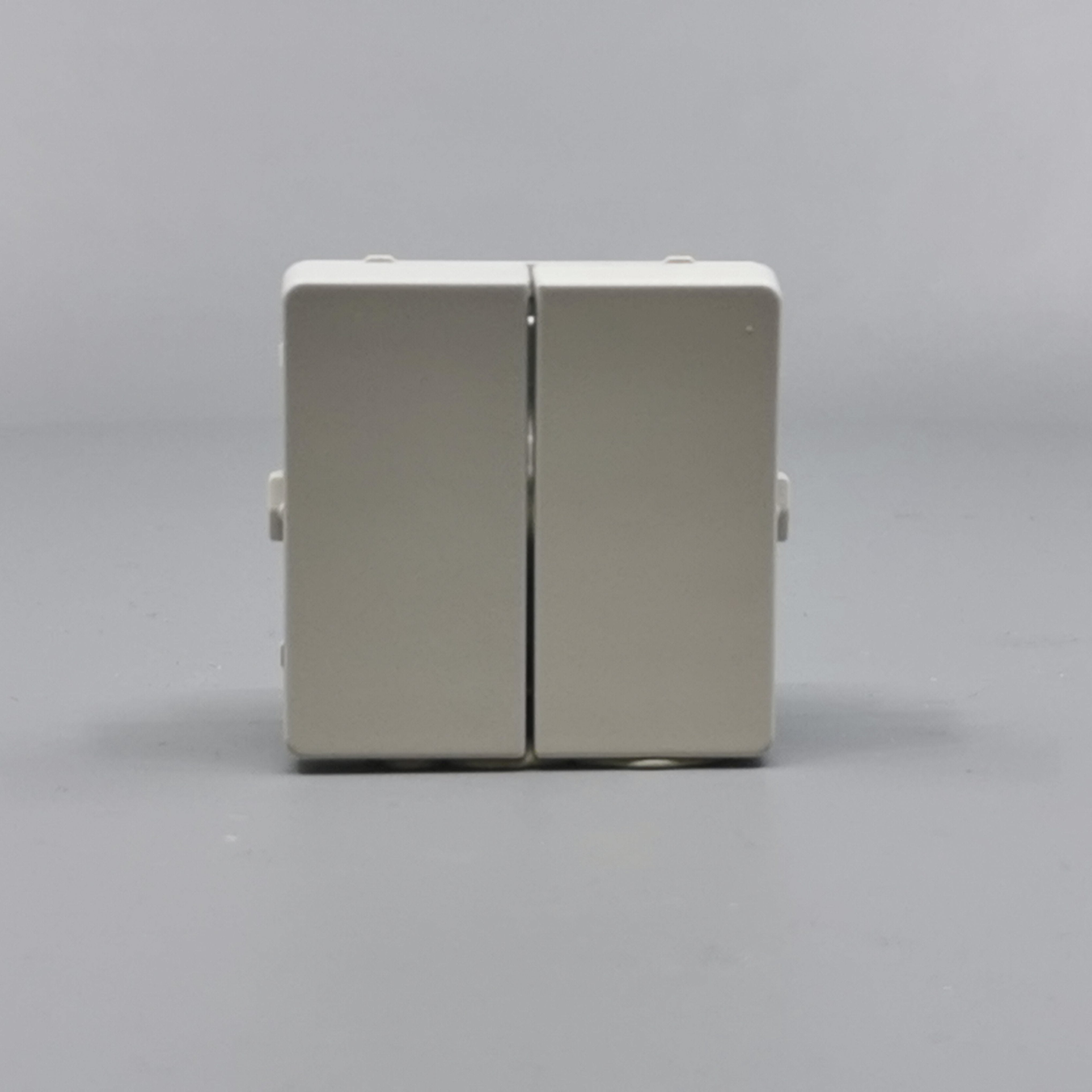 LK Fuga krone afbryder 16A - lysegrå