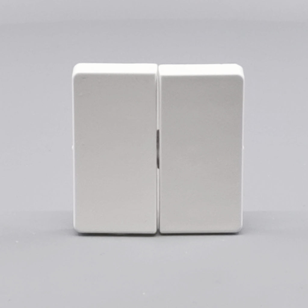 LK Fuga tangentsæt til dobbeltafbryder, ny model - hvid