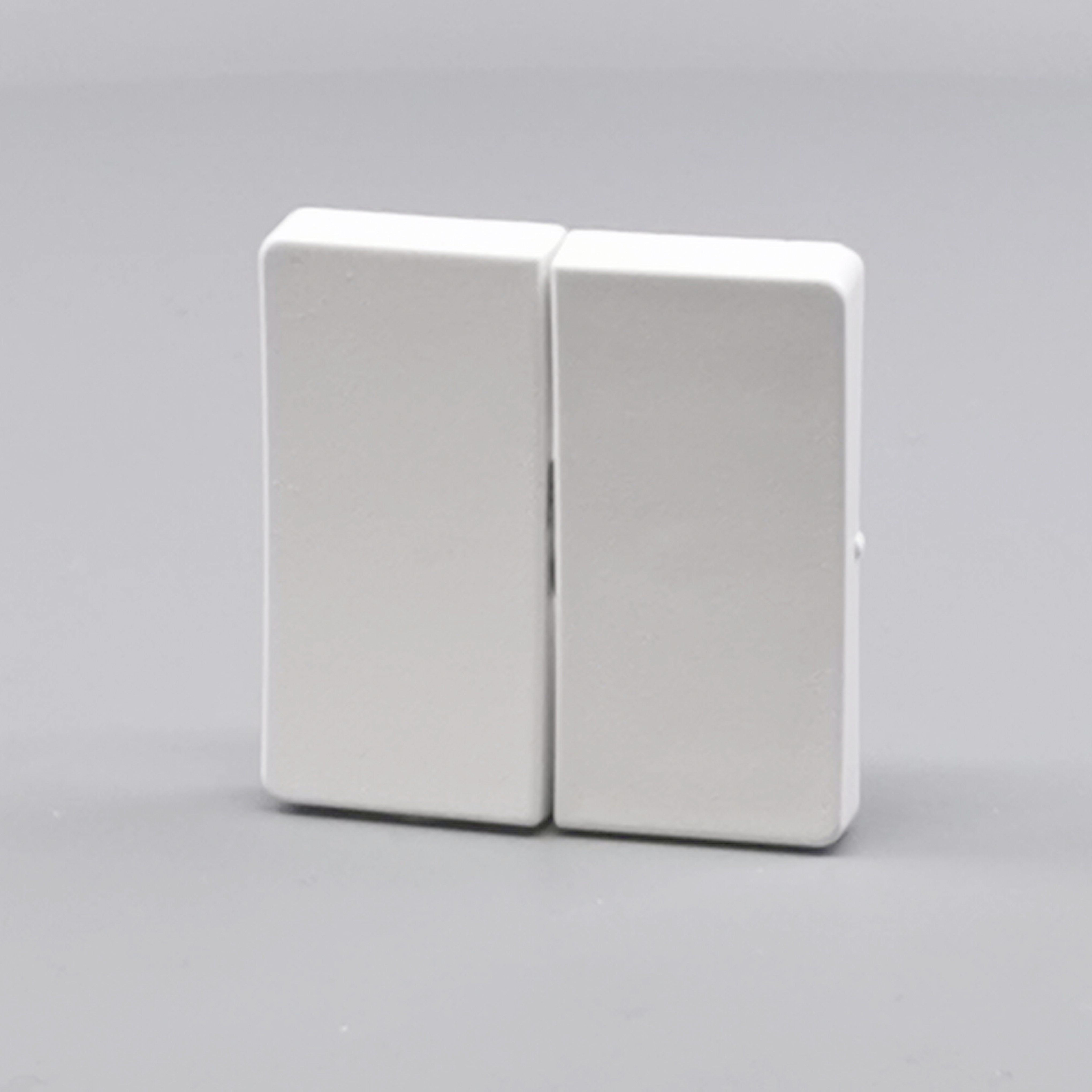 LK Fuga tangentsæt til dobbeltafbryder, ny model - hvid