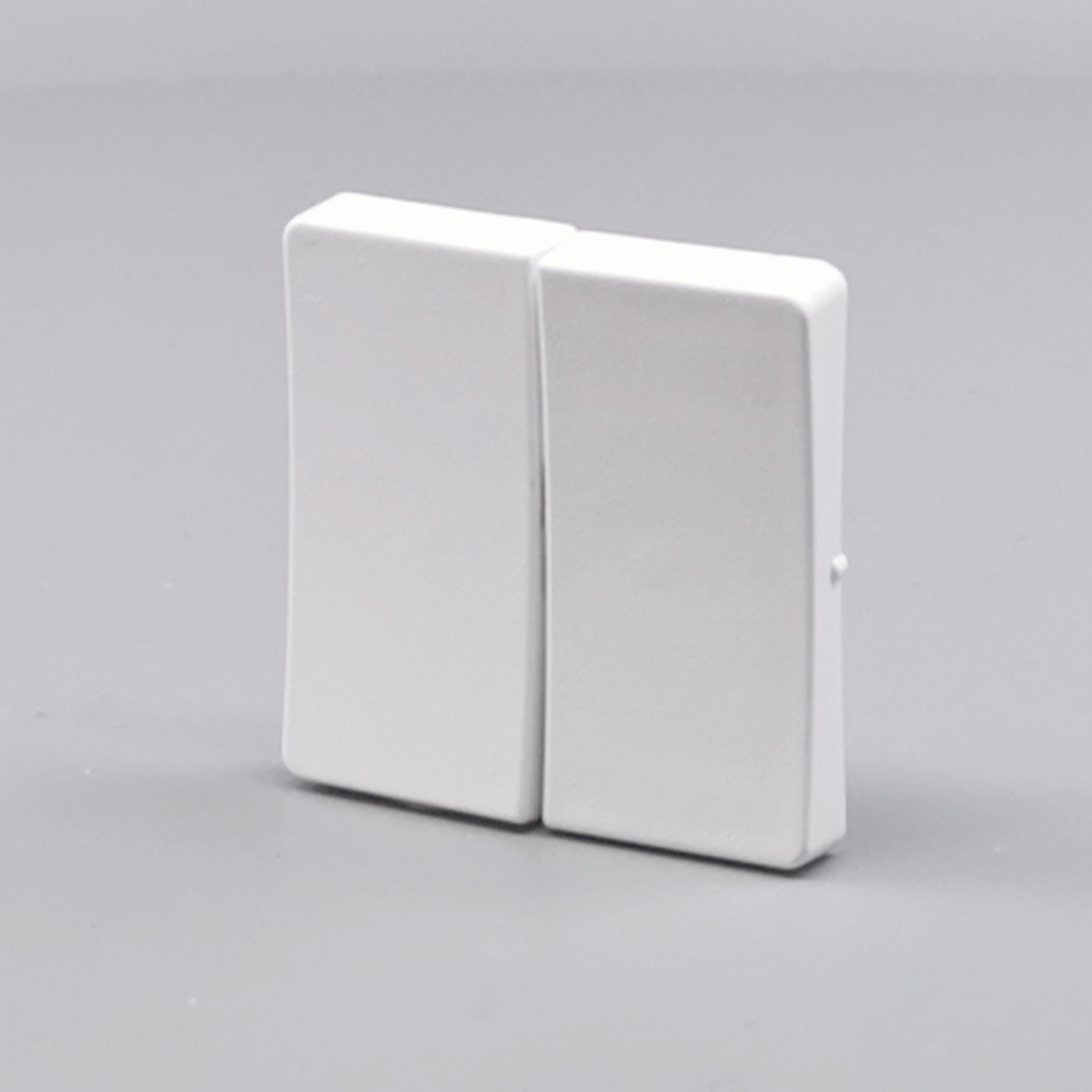 LK Fuga tangentsæt til dobbeltafbryder, ny model - hvid