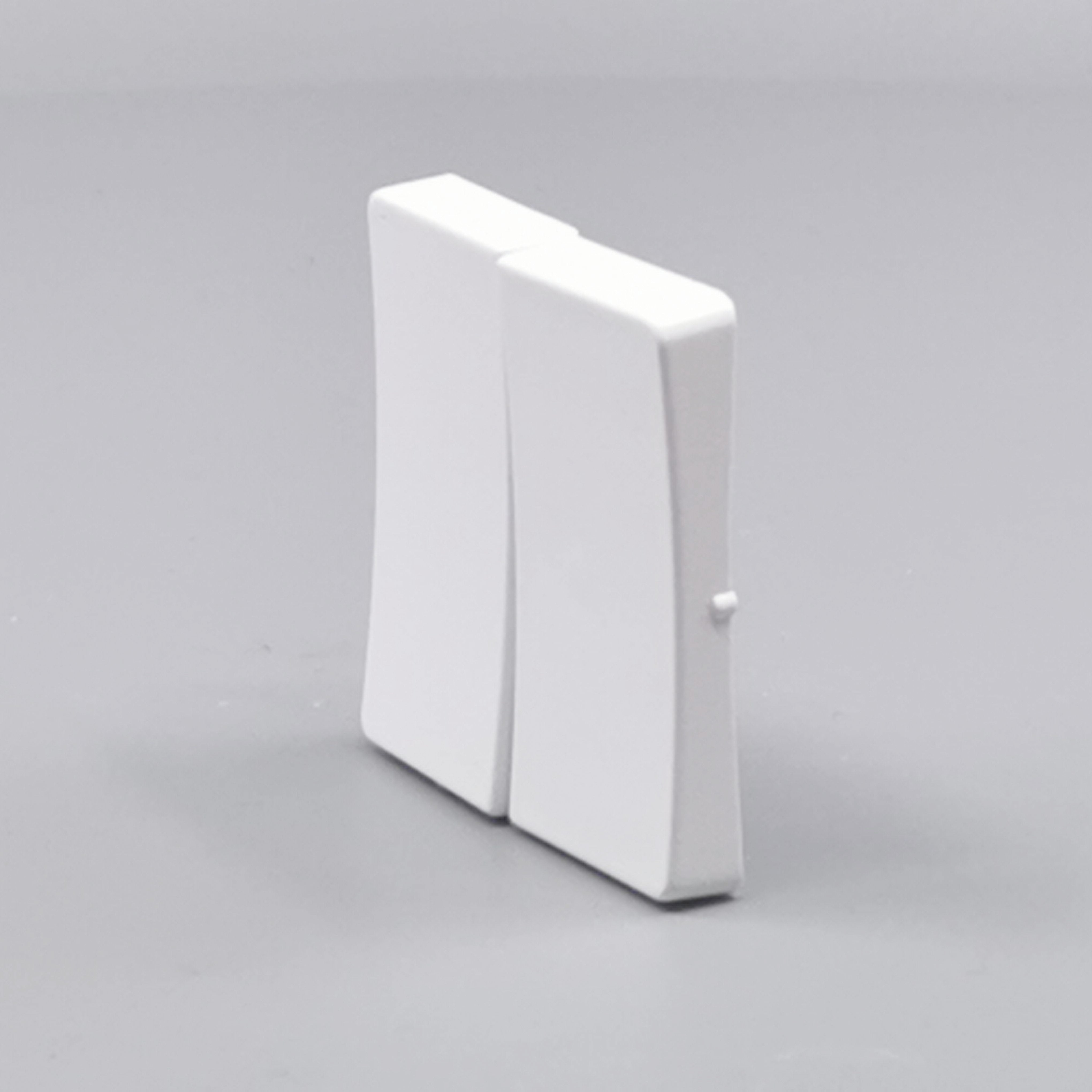 LK Fuga tangentsæt til dobbeltafbryder, ny model - hvid