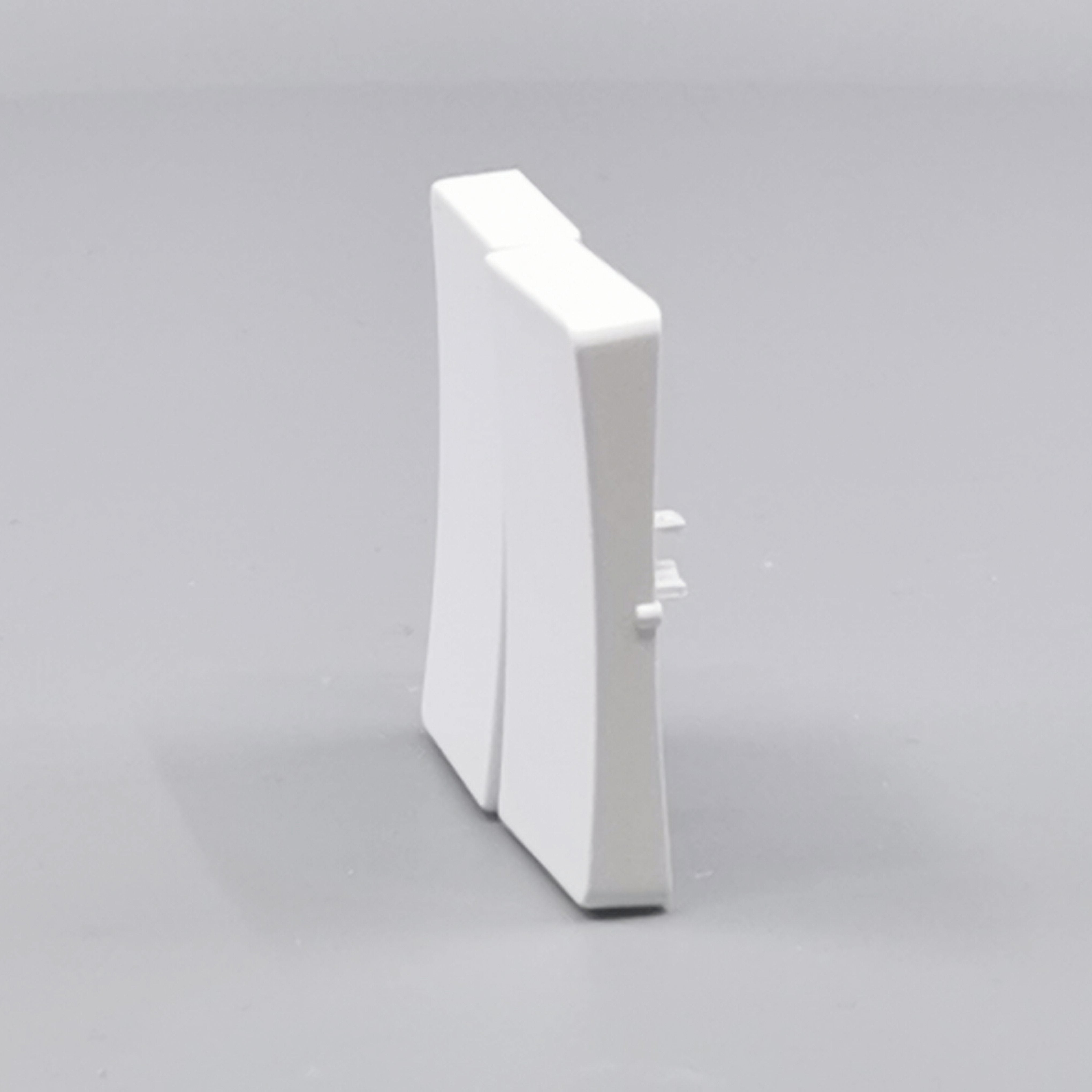 LK Fuga tangentsæt til dobbeltafbryder, ny model - hvid