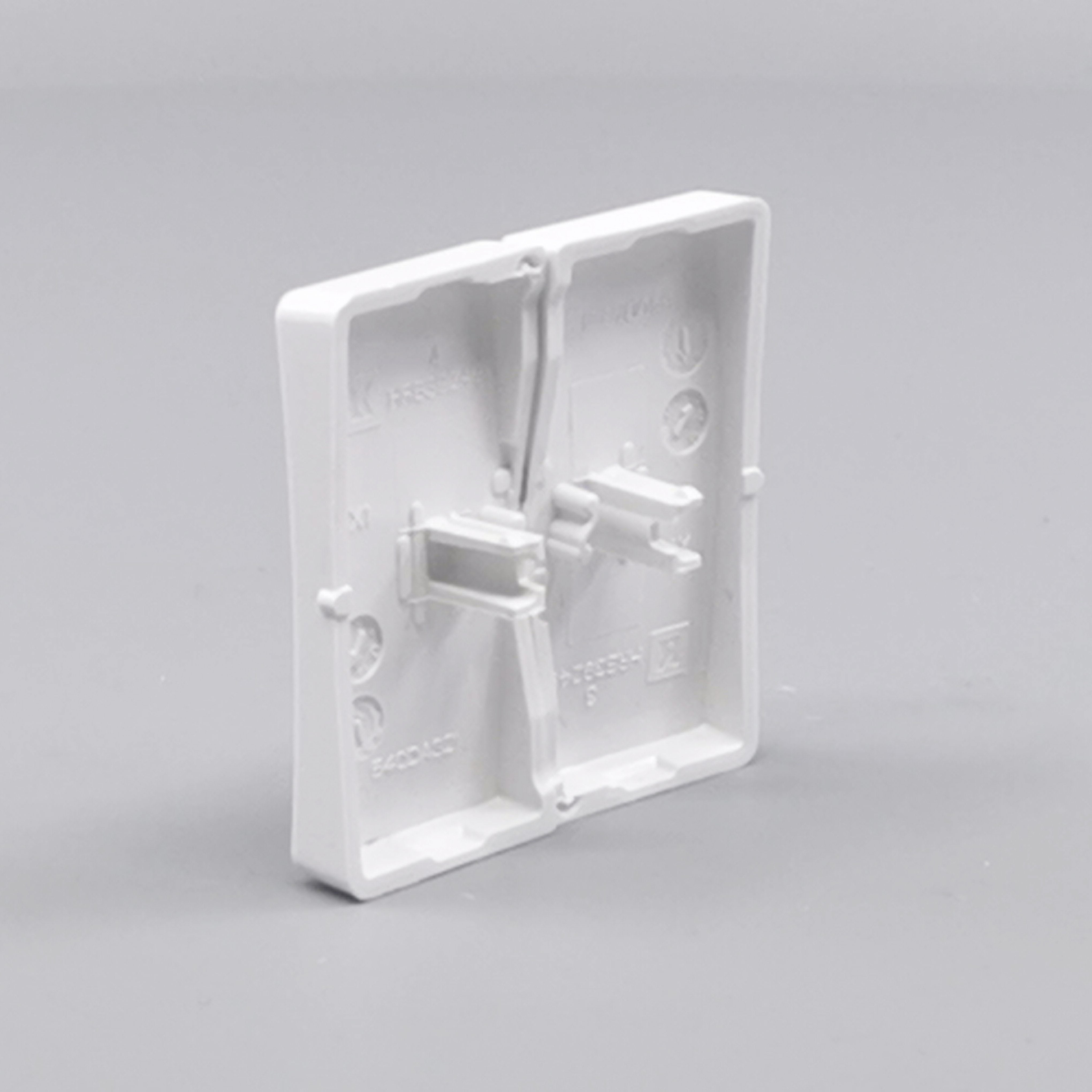 LK Fuga tangentsæt til dobbeltafbryder, ny model - hvid