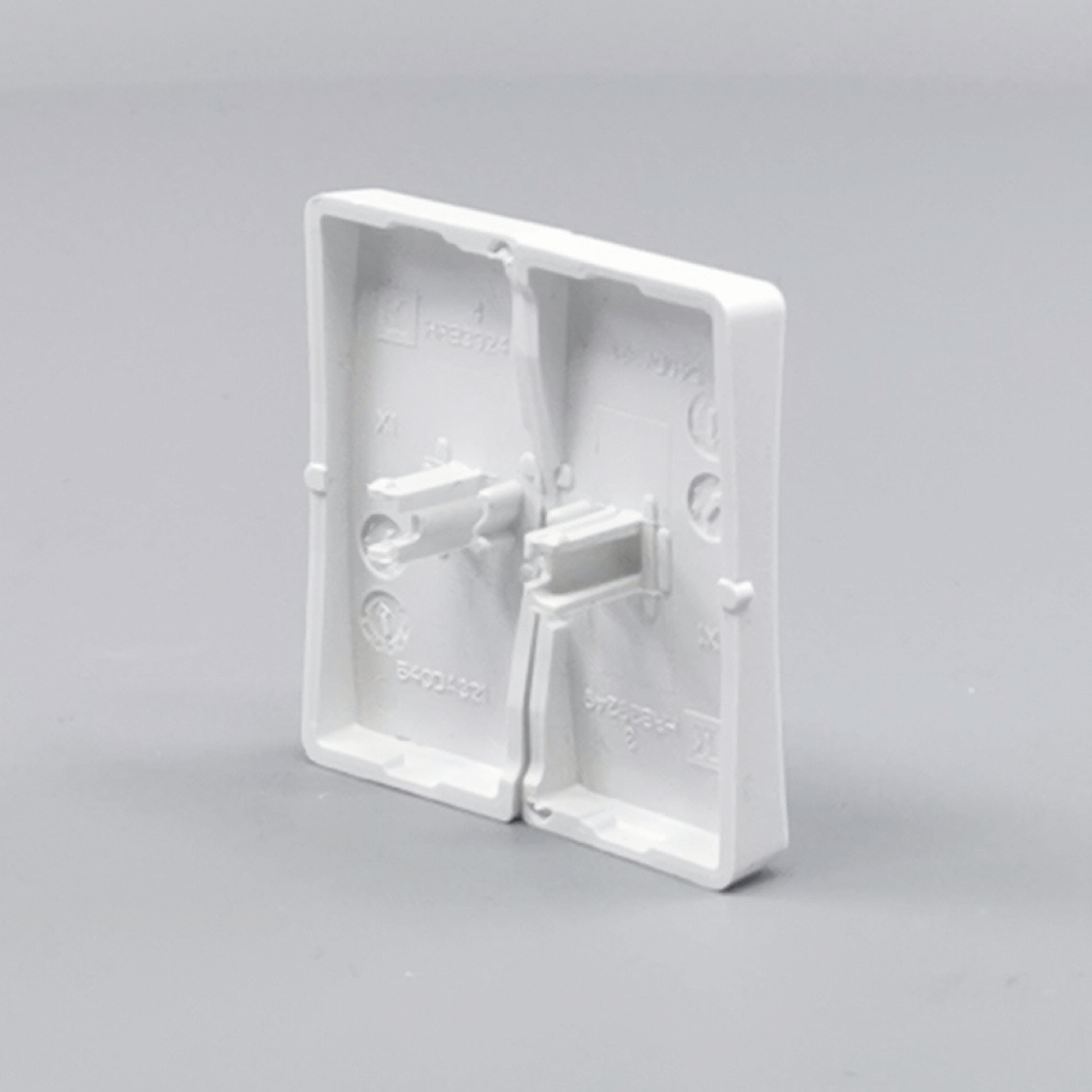 LK Fuga tangentsæt til dobbeltafbryder, ny model - hvid