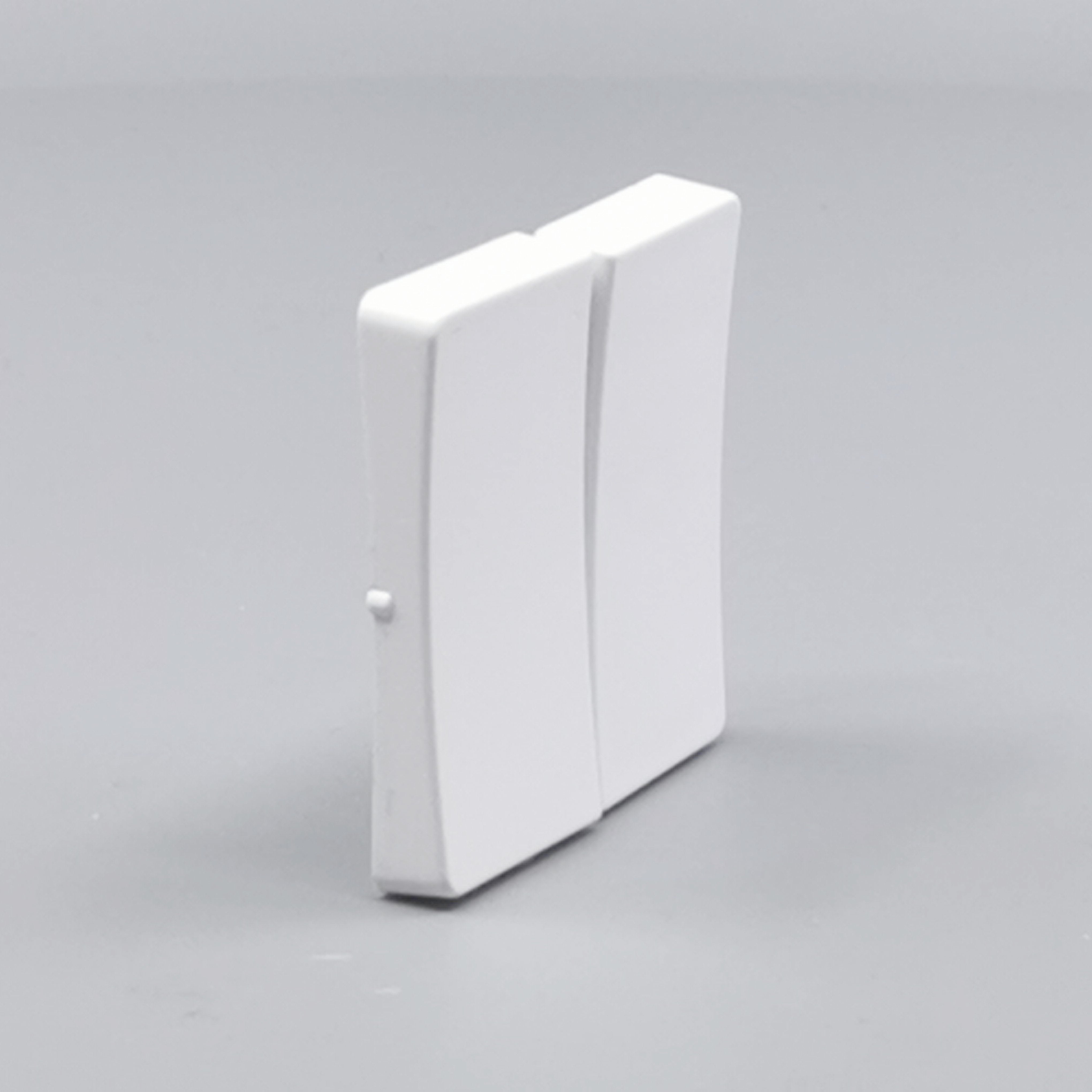 LK Fuga tangentsæt til dobbeltafbryder, ny model - hvid