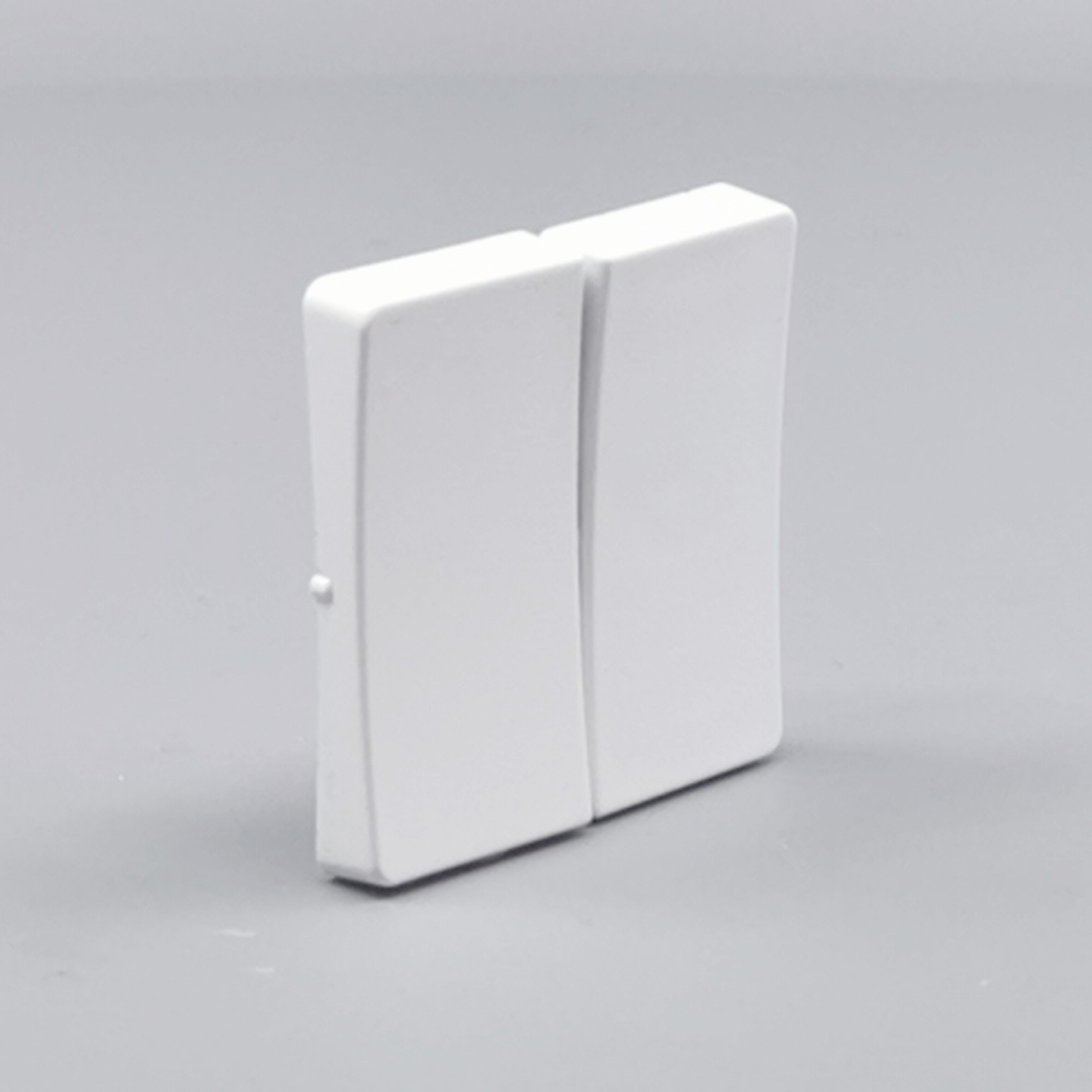 LK Fuga tangentsæt til dobbeltafbryder, ny model - hvid