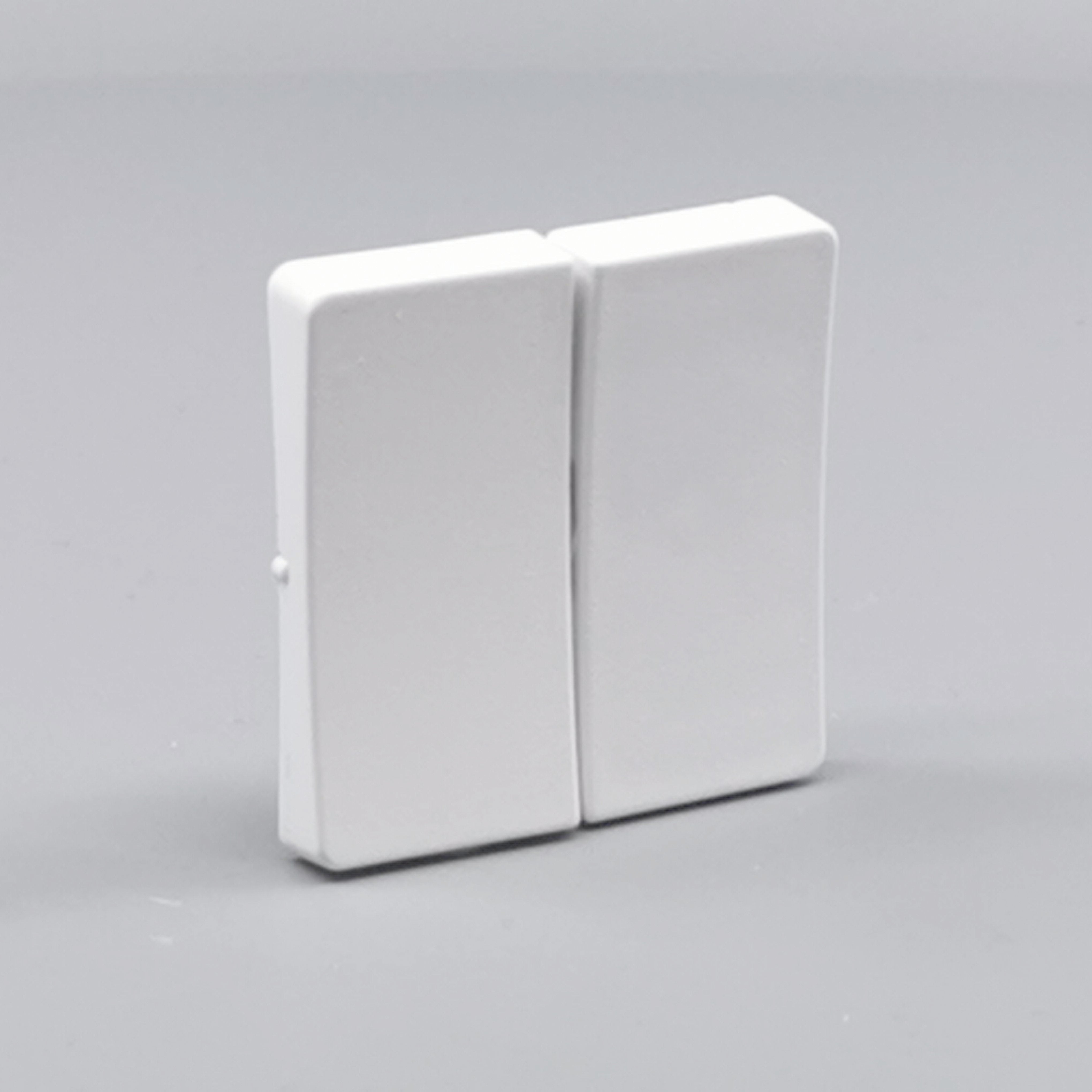 LK Fuga tangentsæt til dobbeltafbryder, ny model - hvid