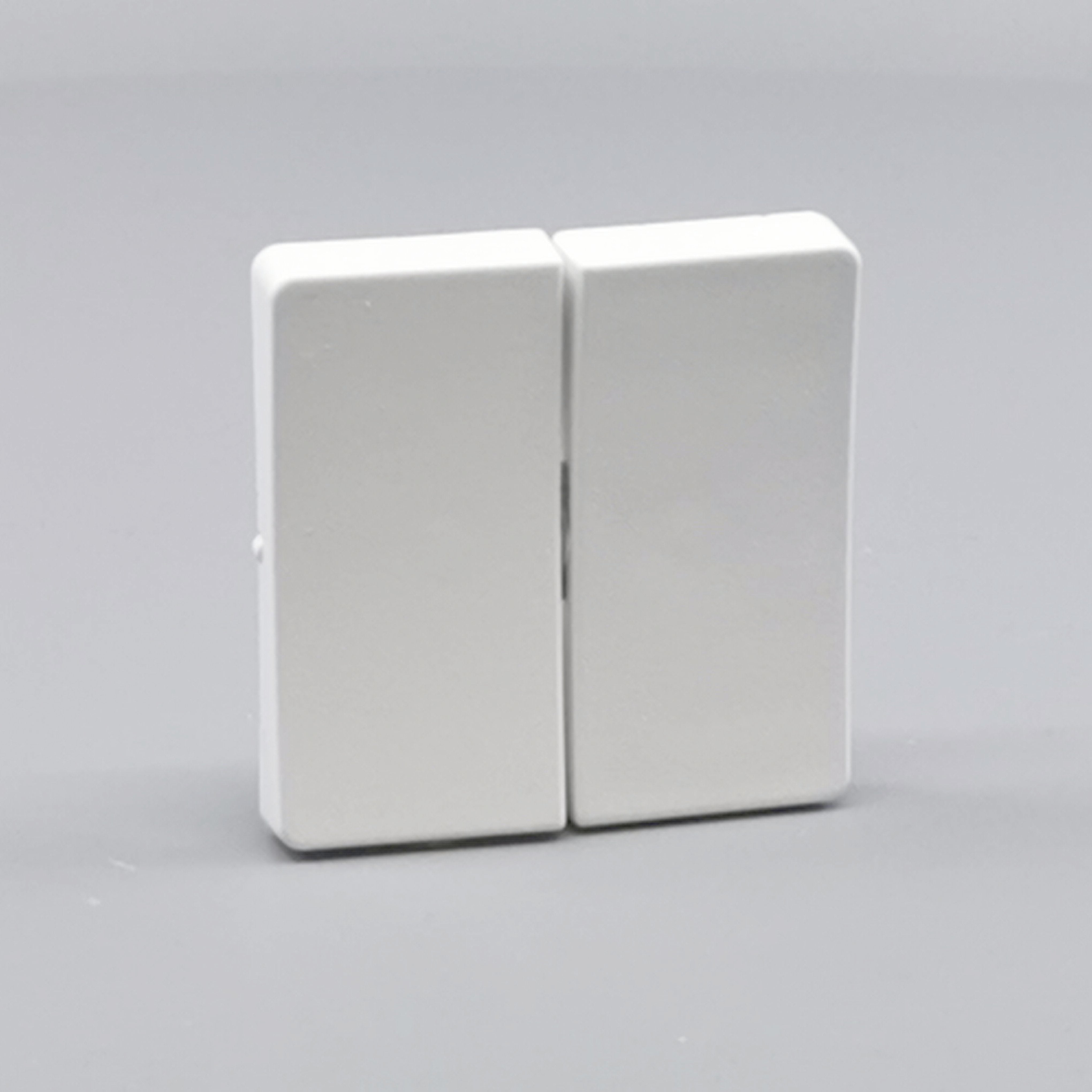 LK Fuga tangentsæt til dobbeltafbryder, ny model - hvid