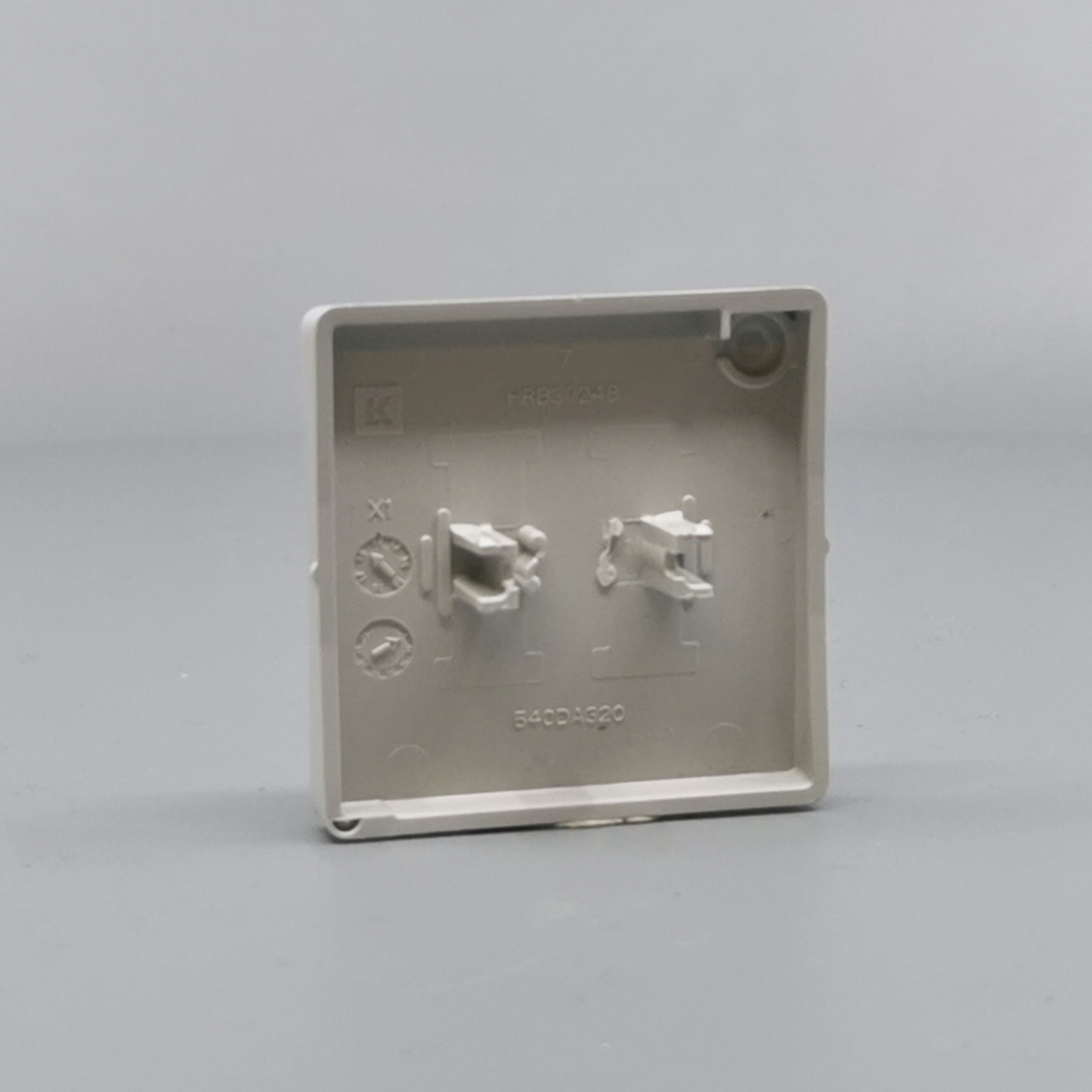 LK FUGA® afbryder 16A tangent 2 pol 1, lysegrå (ny type)