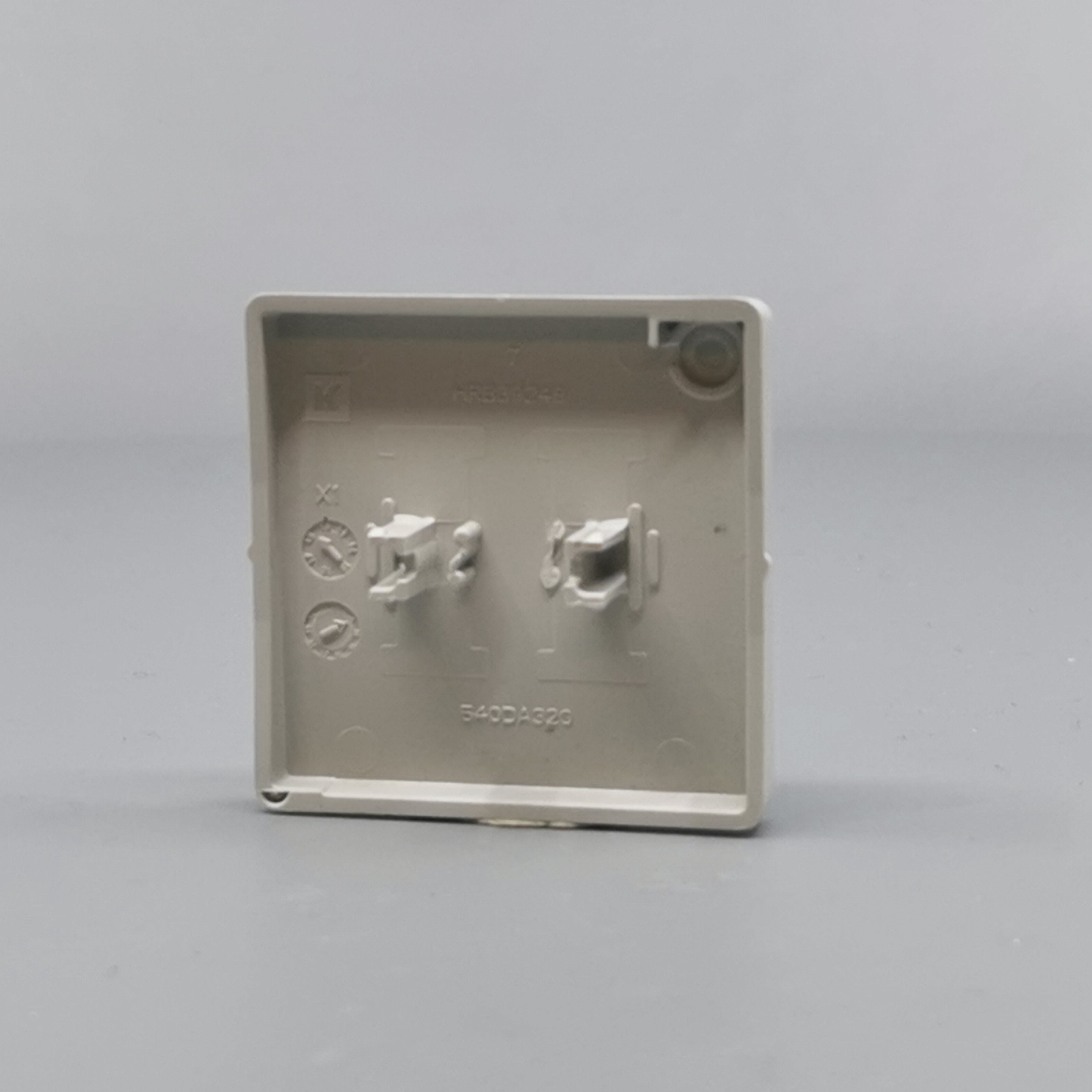 LK FUGA® afbryder 16A tangent 2 pol 1, lysegrå (ny type)