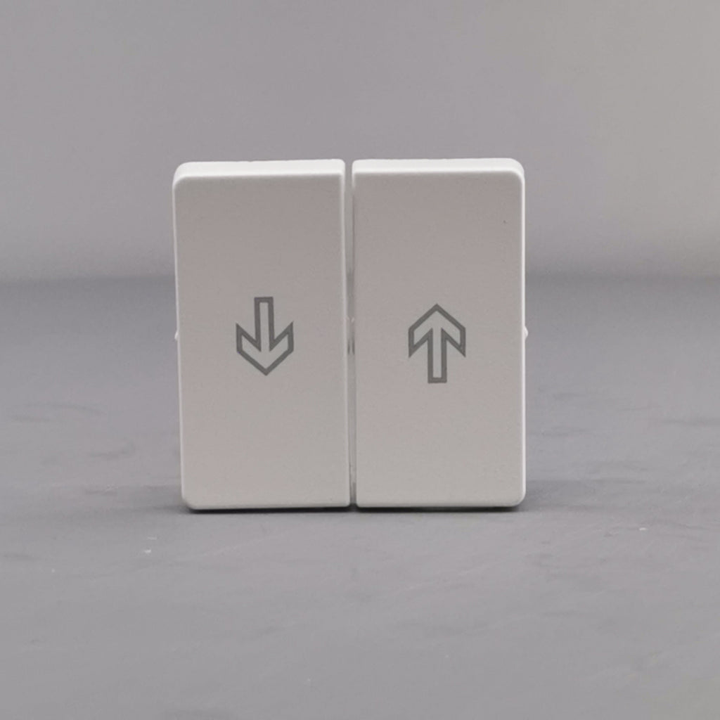 LK FUGA® afbryder 16A Tangent ½ modul, hvid (ny type)