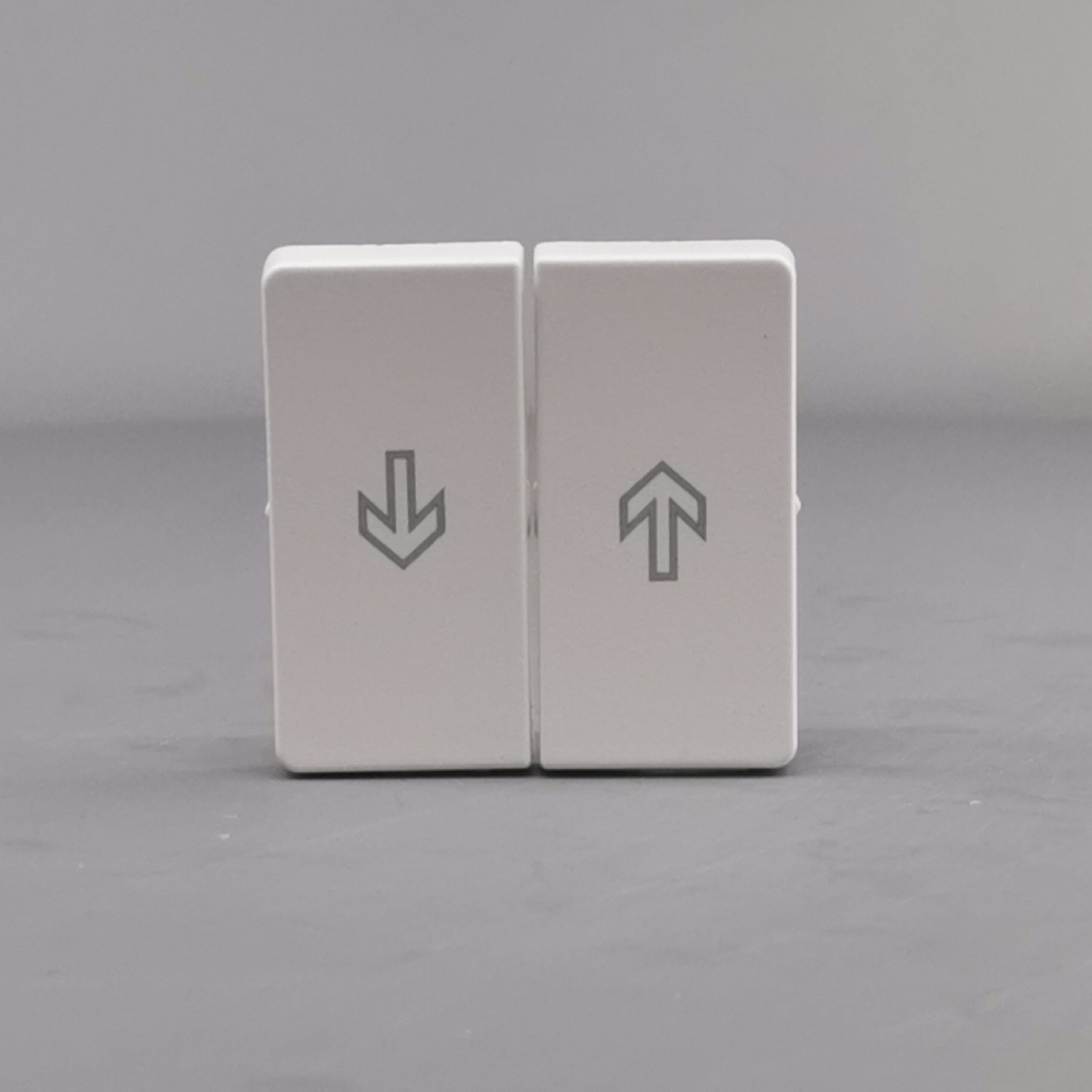 LK FUGA® afbryder 16A Tangent ½ modul, hvid (ny type)