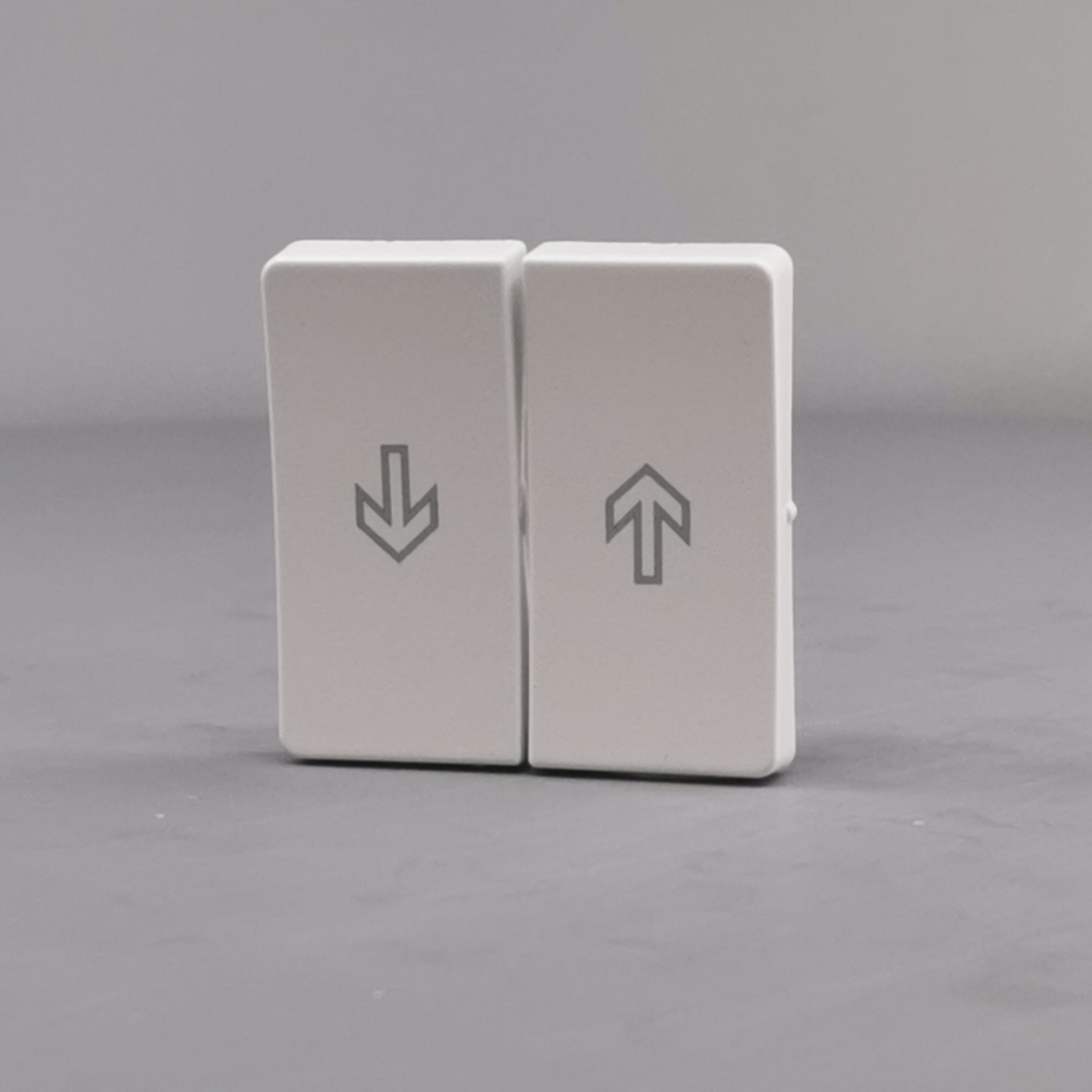 LK FUGA® afbryder 16A Tangent ½ modul, hvid (ny type)