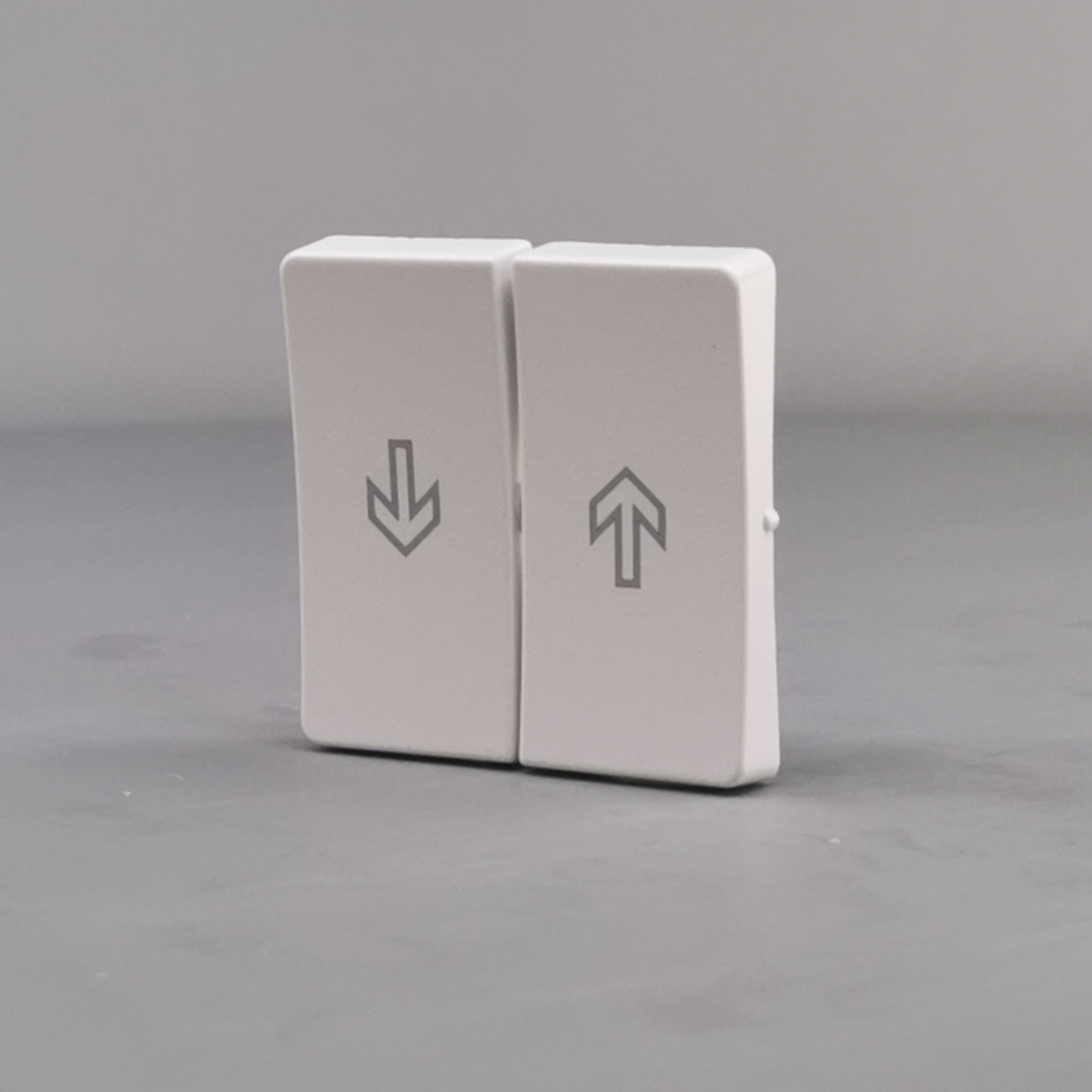 LK FUGA® afbryder 16A Tangent ½ modul, hvid (ny type)