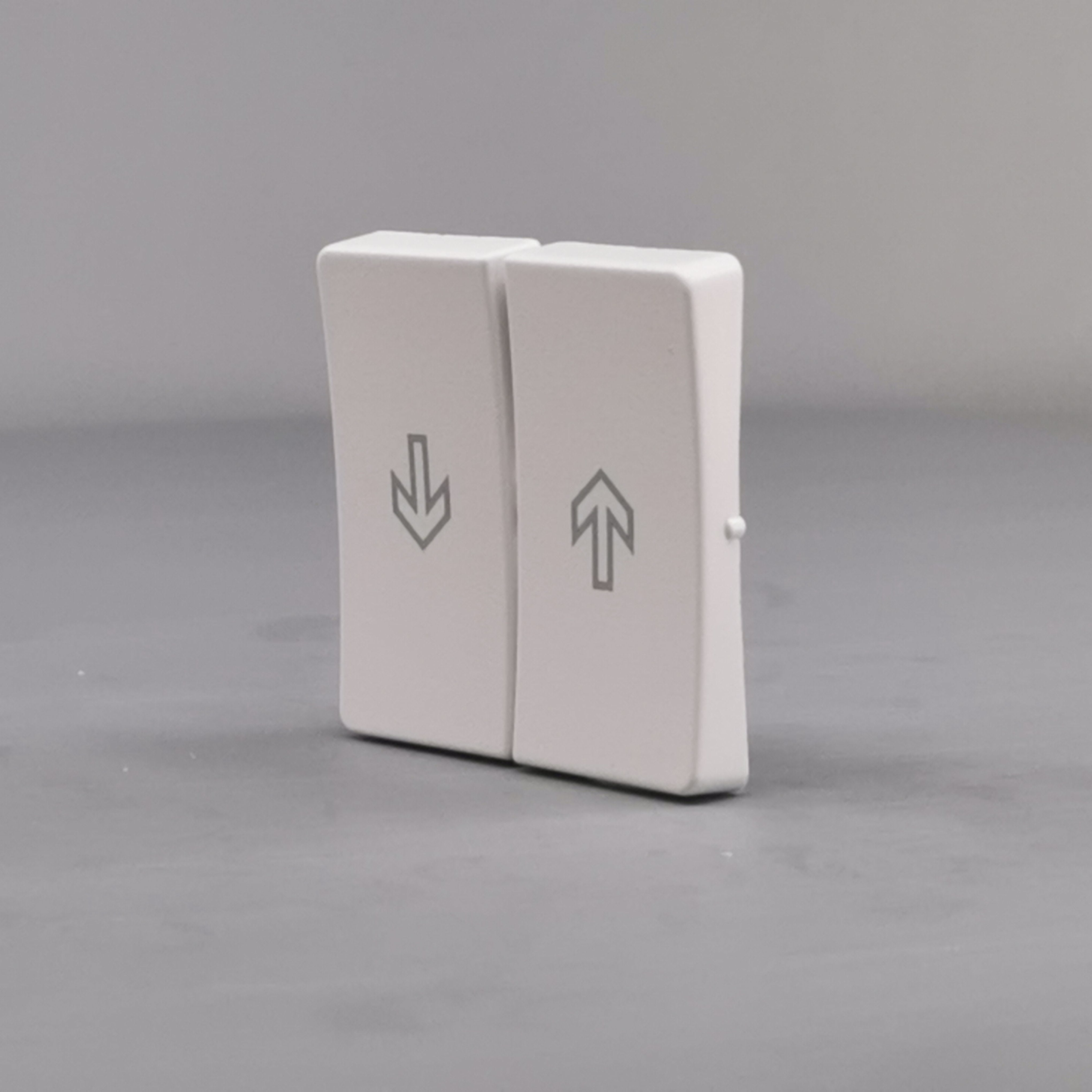 LK FUGA® afbryder 16A Tangent ½ modul, hvid (ny type)