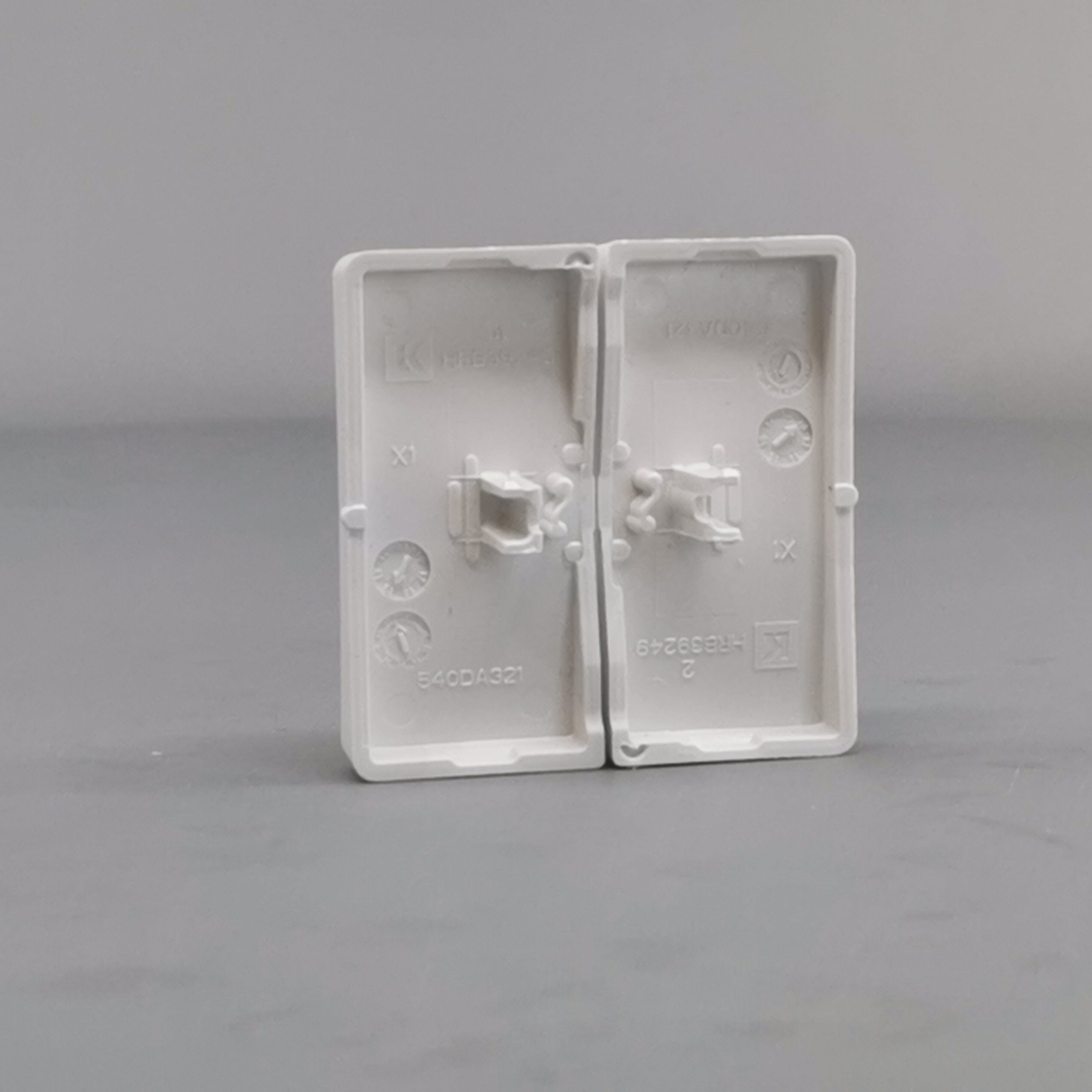 LK FUGA® afbryder 16A Tangent ½ modul, hvid (ny type)