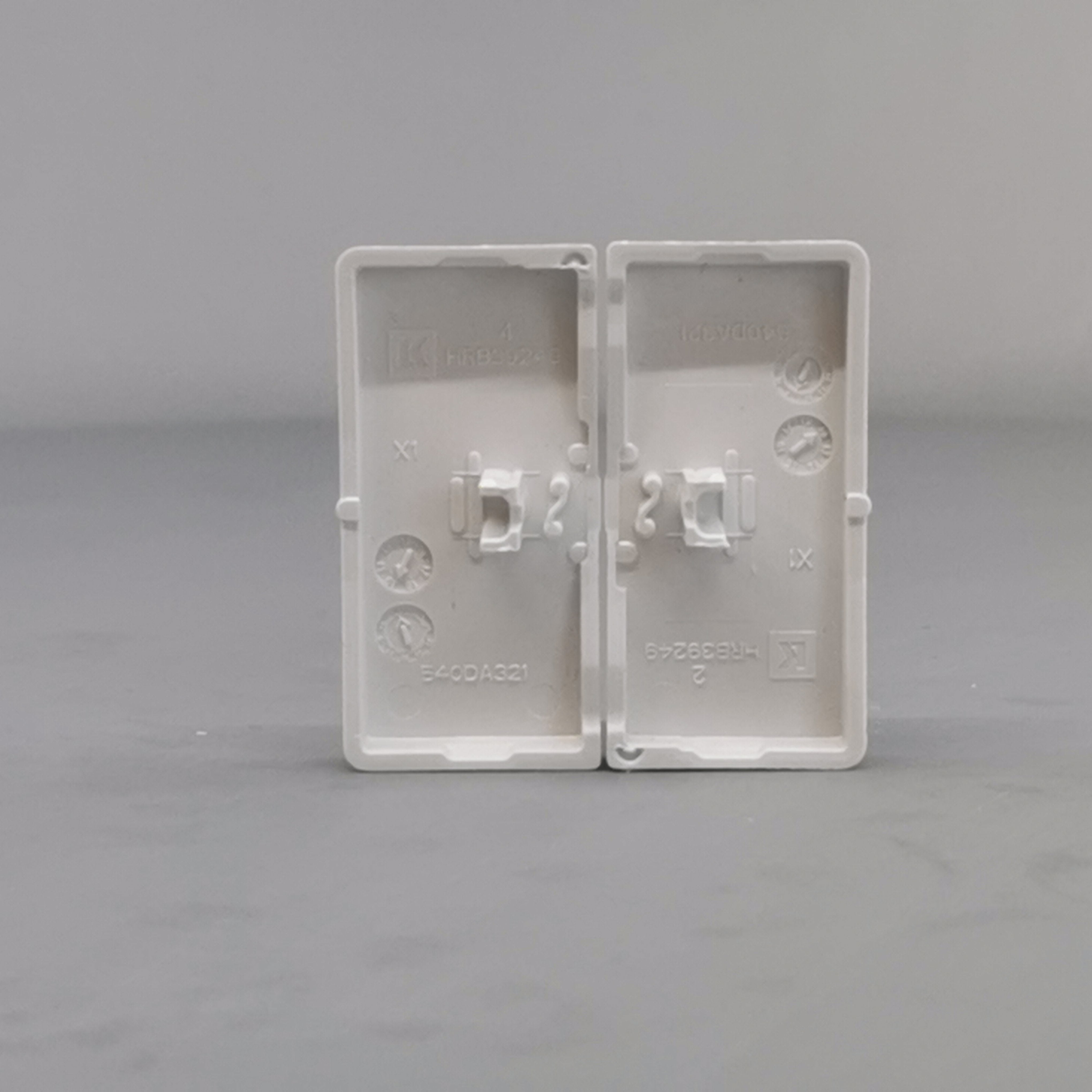 LK FUGA® afbryder 16A Tangent ½ modul, hvid (ny type)