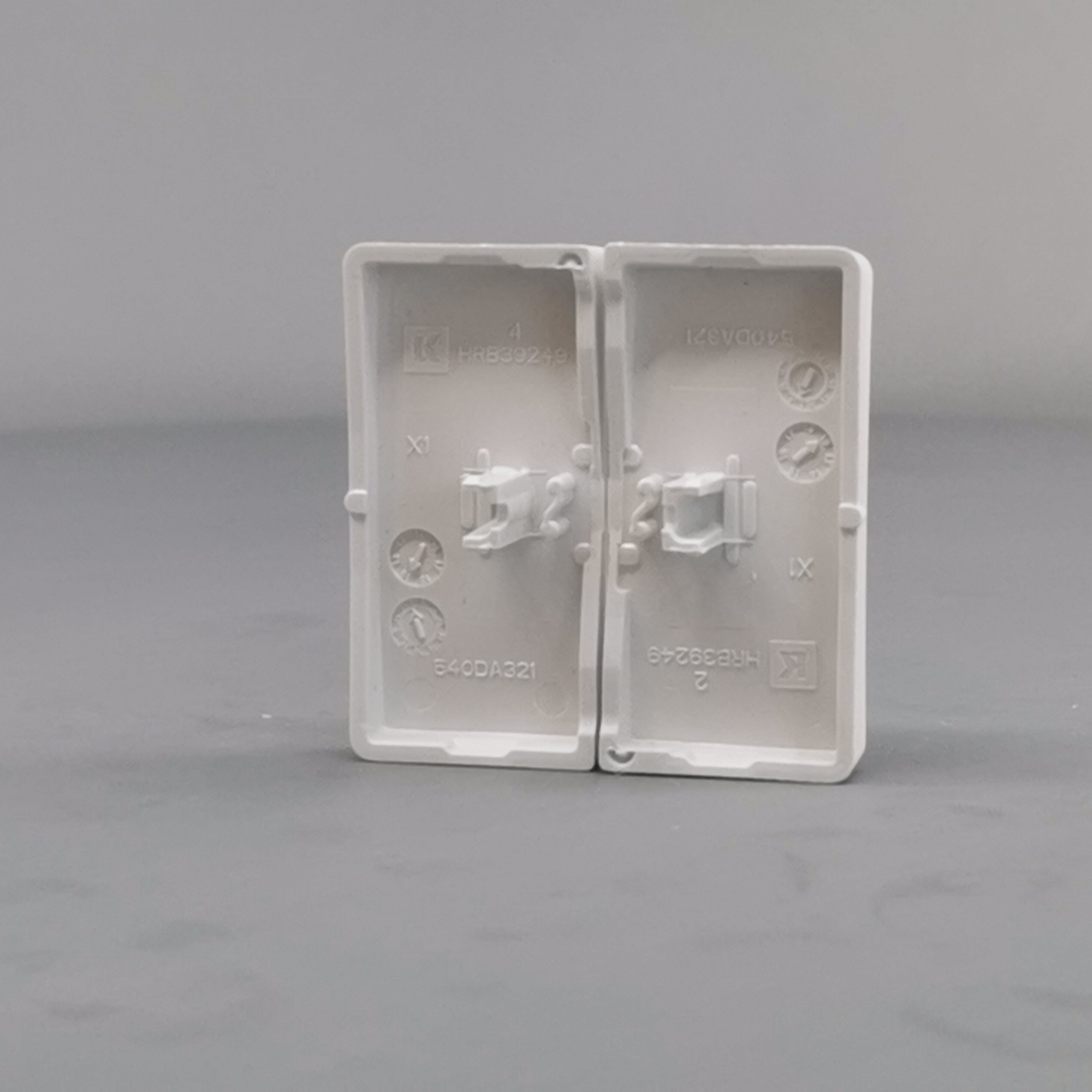 LK FUGA® afbryder 16A Tangent ½ modul, hvid (ny type)