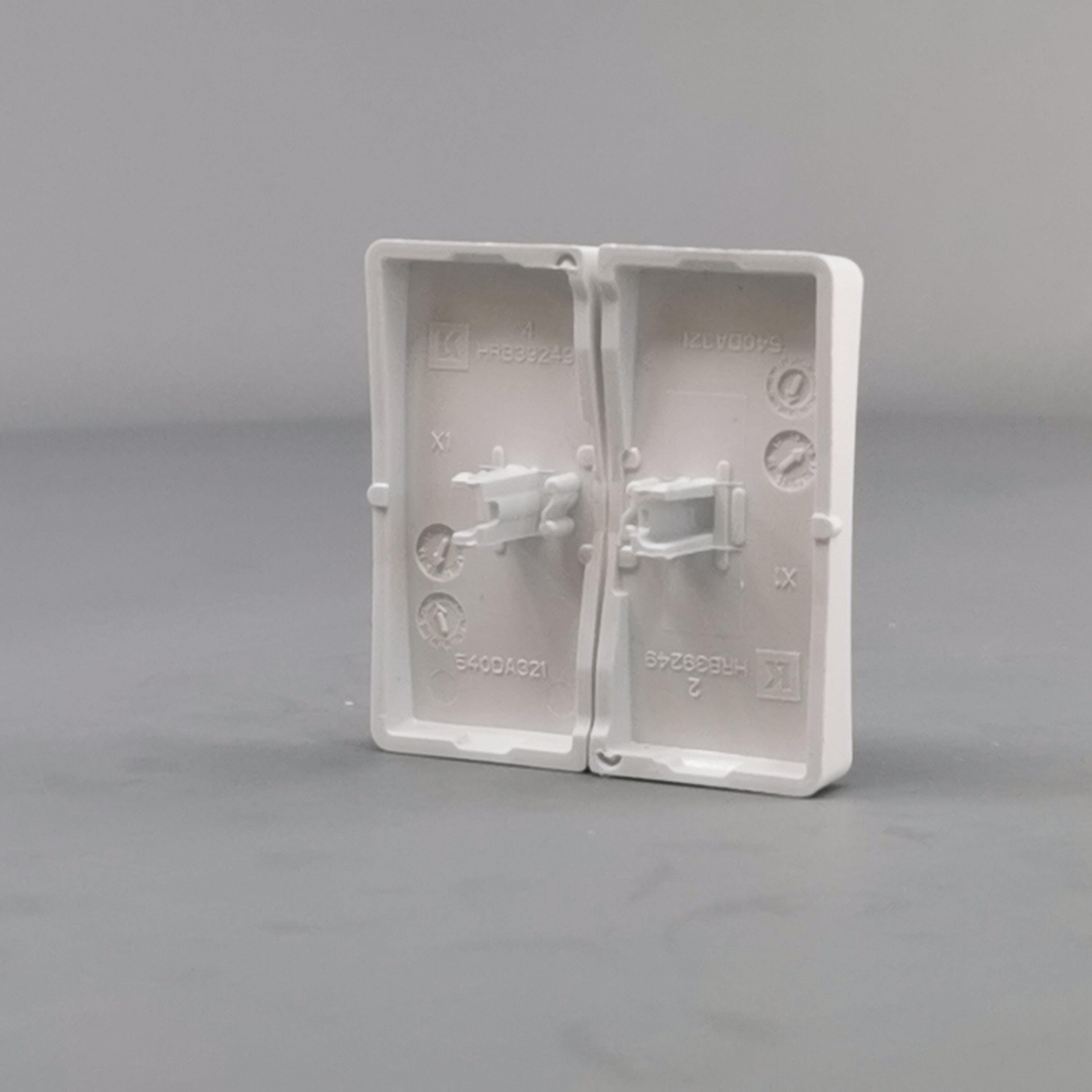 LK FUGA® afbryder 16A Tangent ½ modul, hvid (ny type)