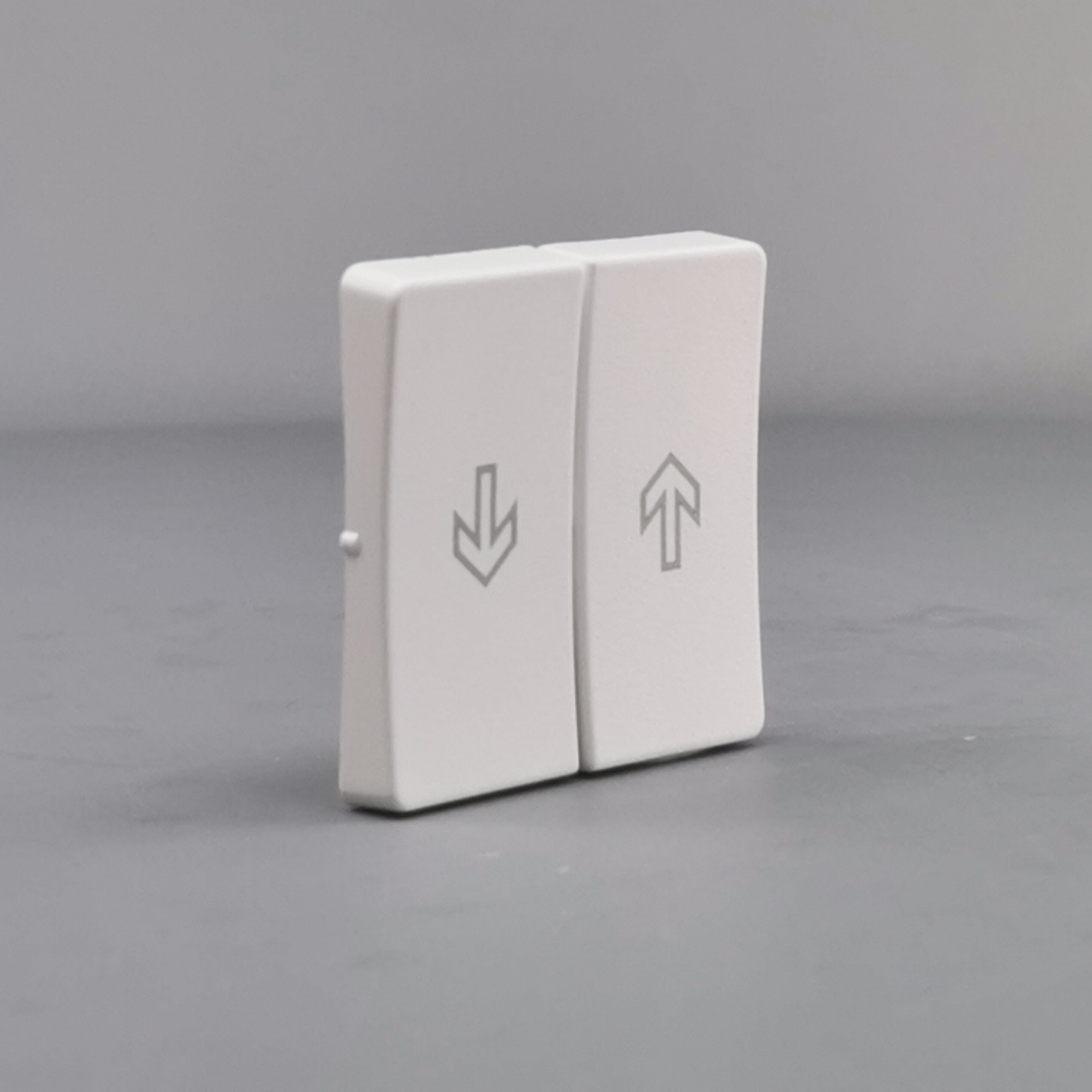 LK FUGA® afbryder 16A Tangent ½ modul, hvid (ny type)