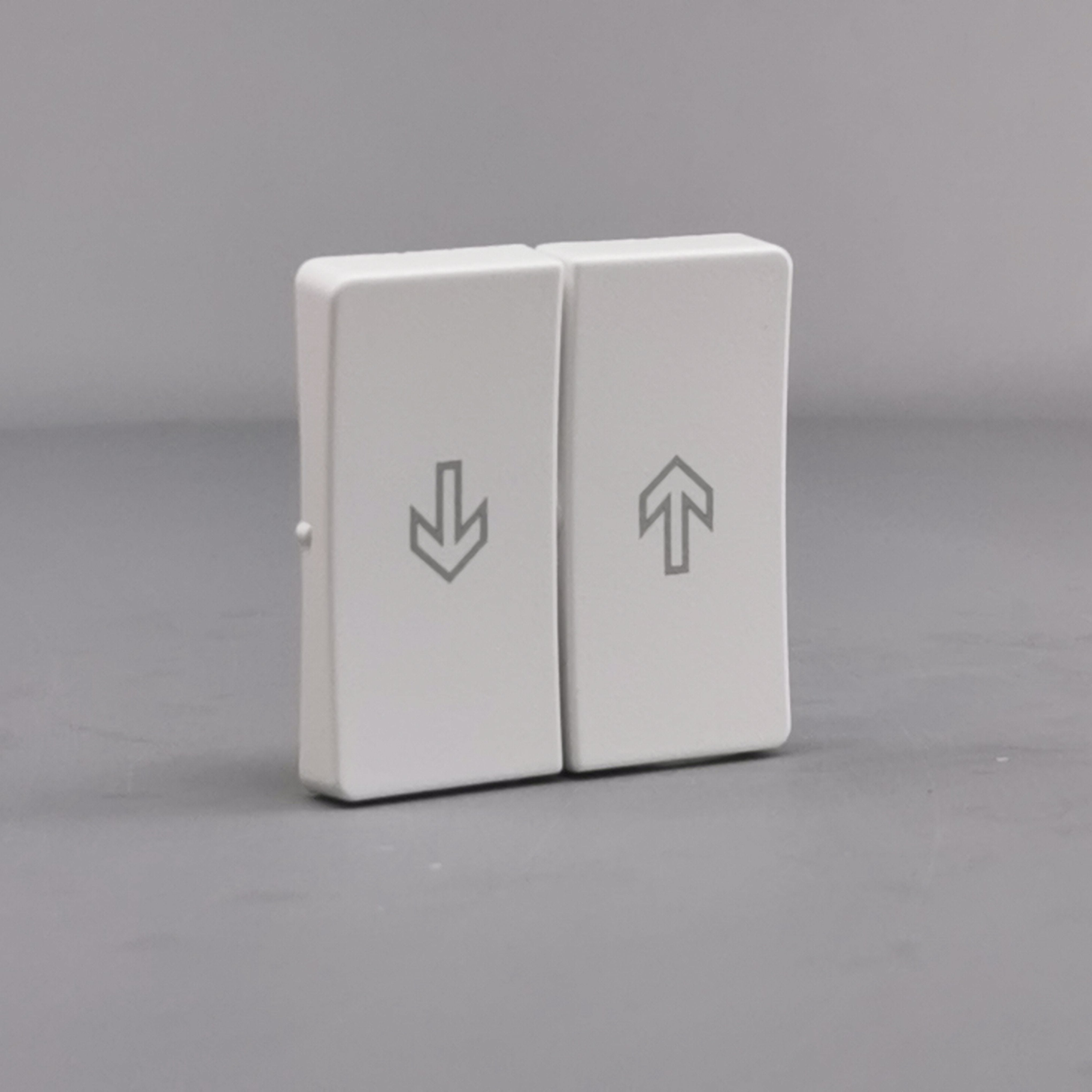 LK FUGA® afbryder 16A Tangent ½ modul, hvid (ny type)