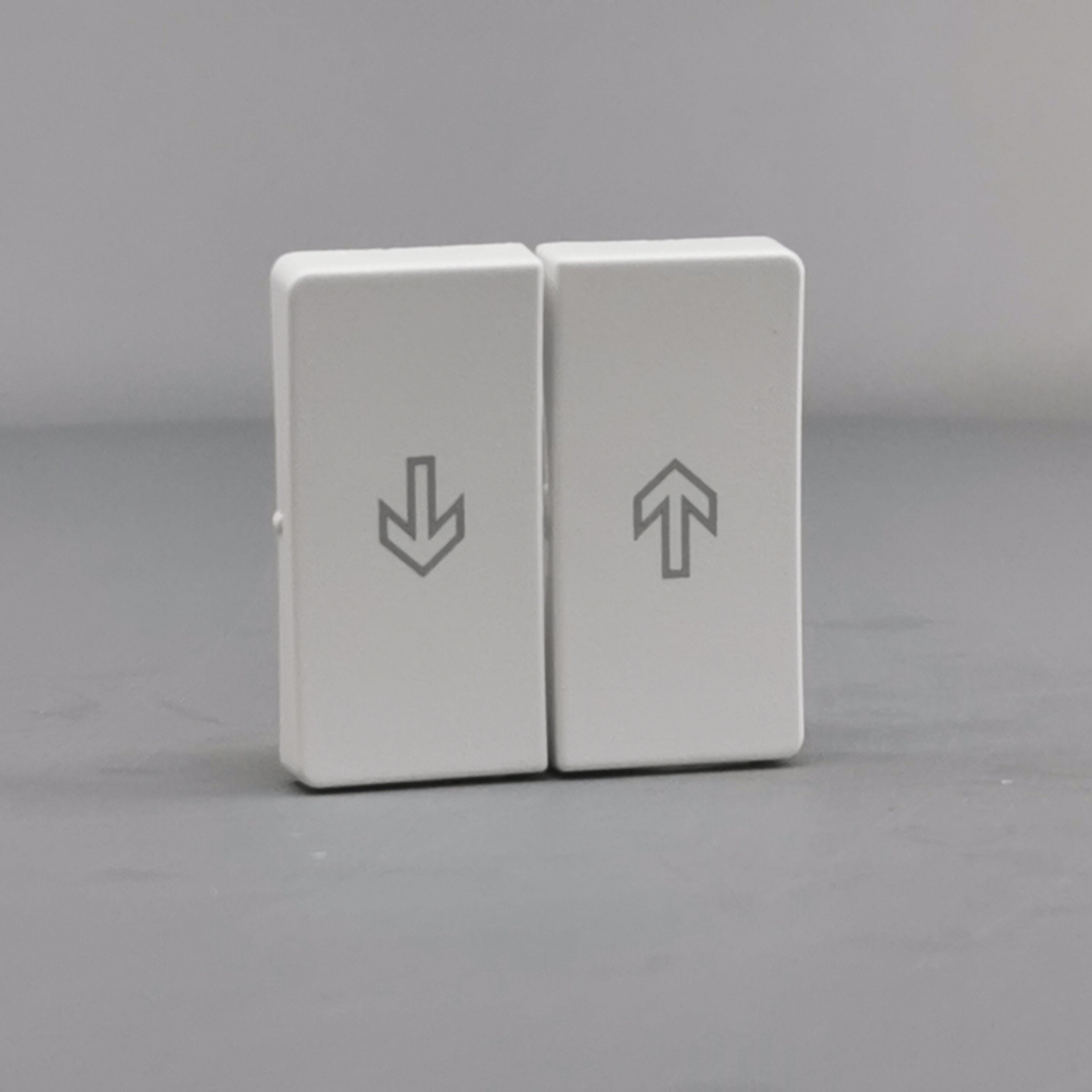 LK FUGA® afbryder 16A Tangent ½ modul, hvid (ny type)