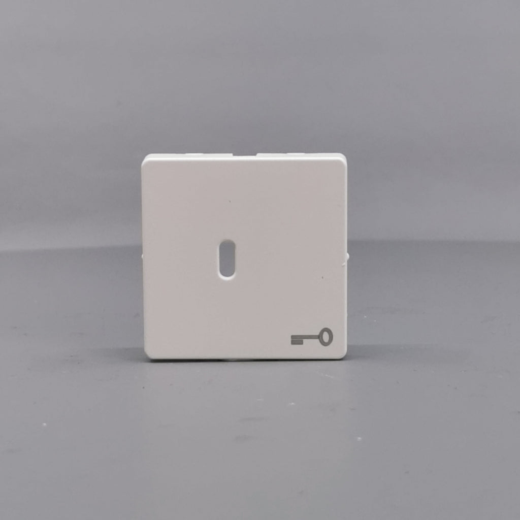 Fuga afdækning til afbryder f. nøgle hvid