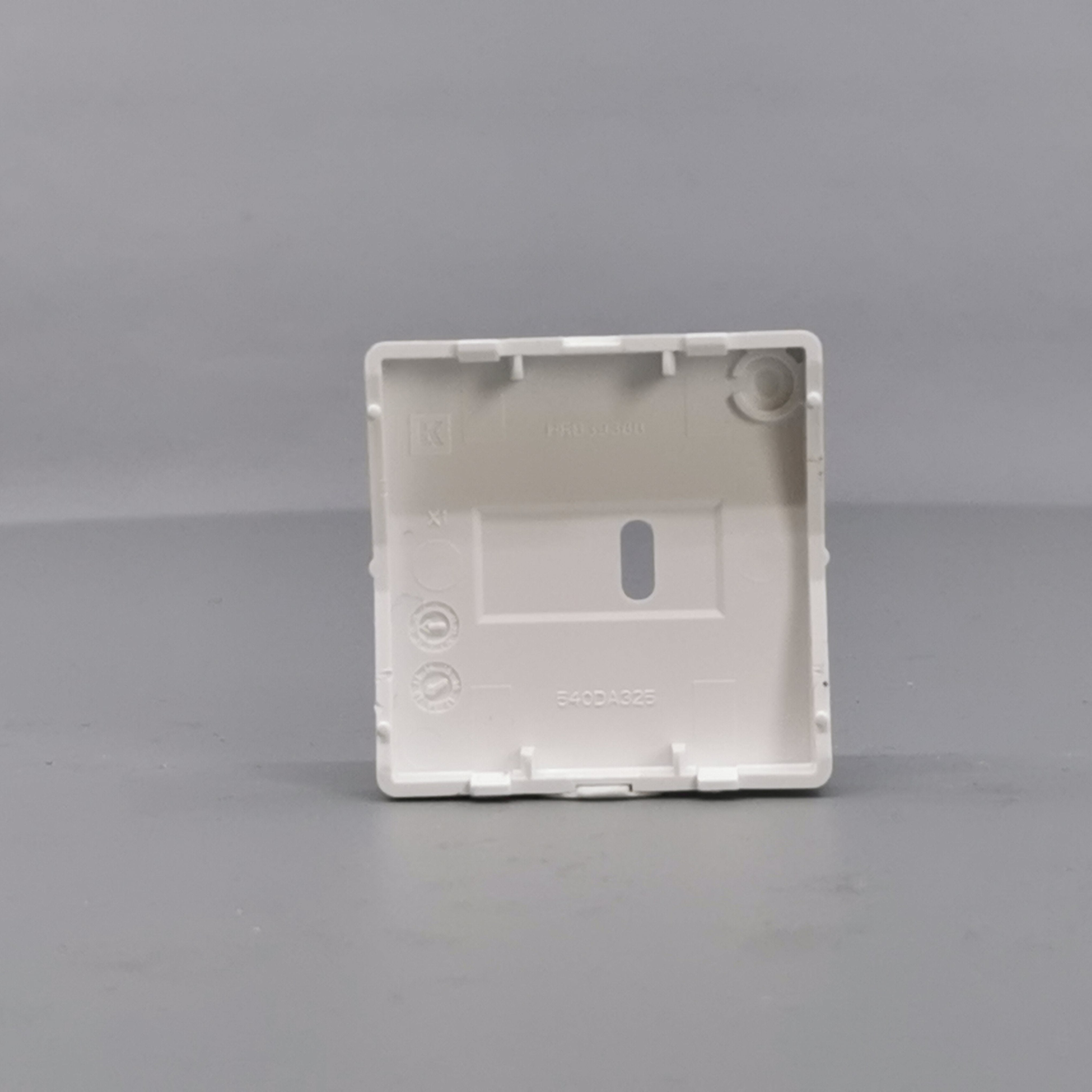 Fuga afdækning til afbryder f. nøgle hvid