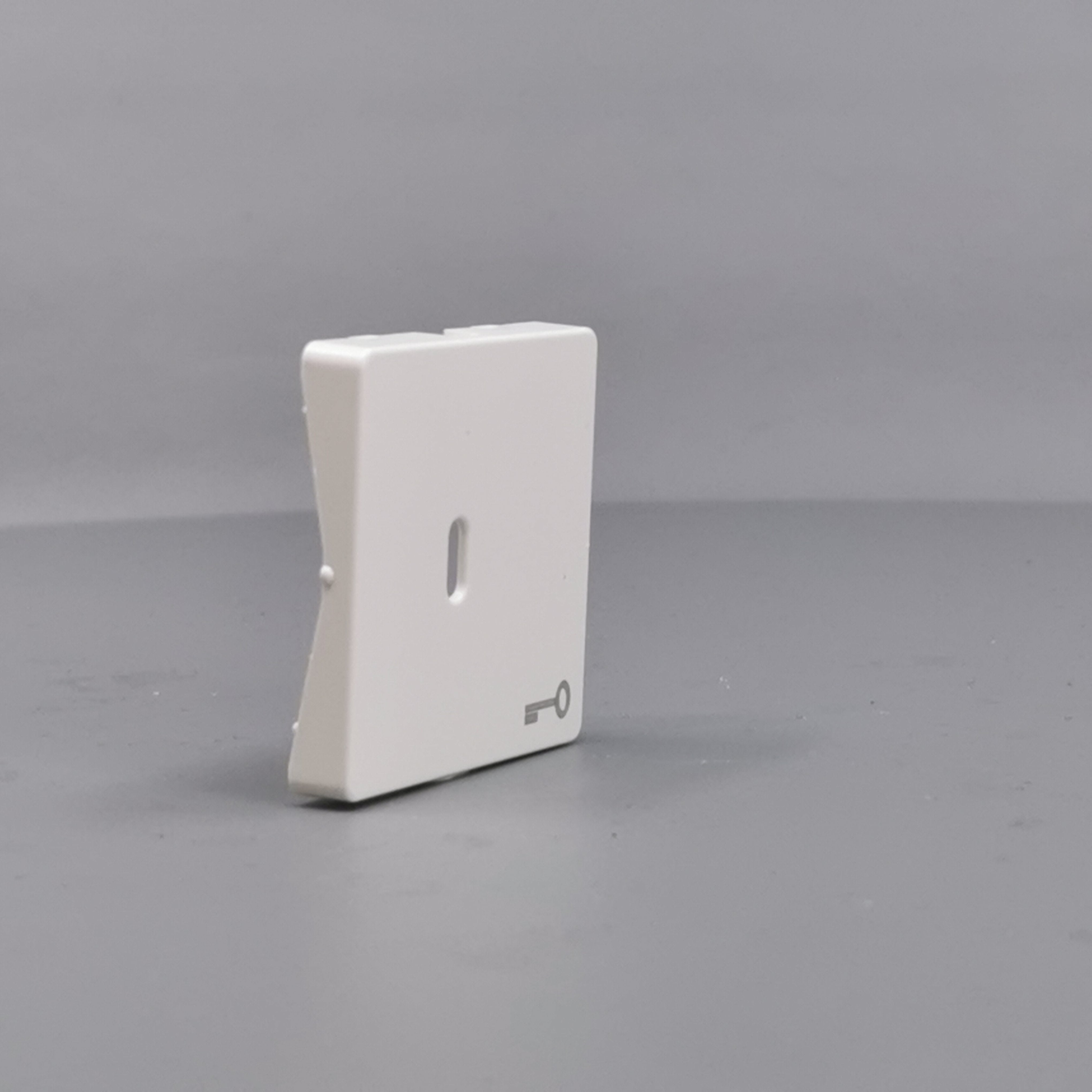 Fuga afdækning til afbryder f. nøgle hvid