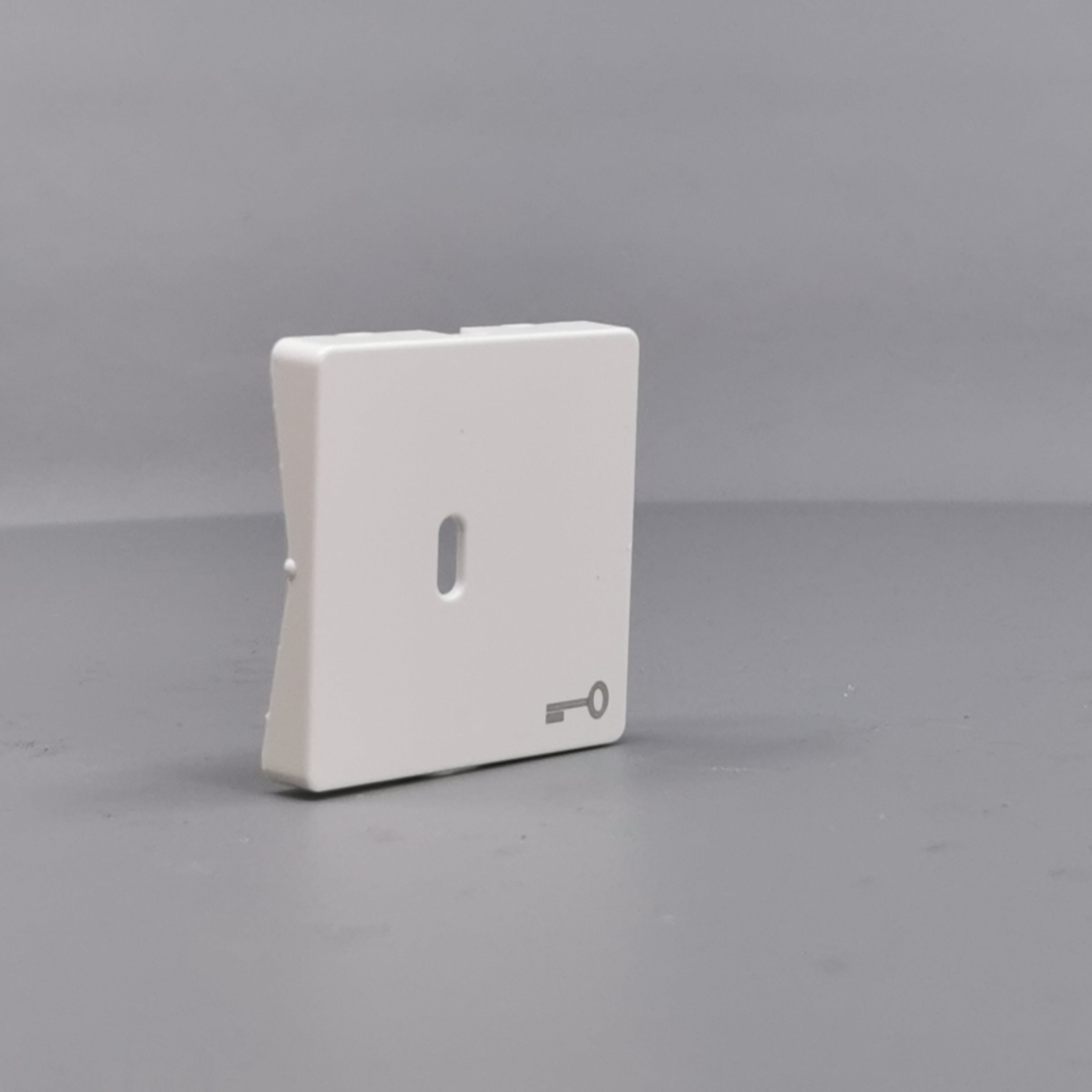 Fuga afdækning til afbryder f. nøgle hvid