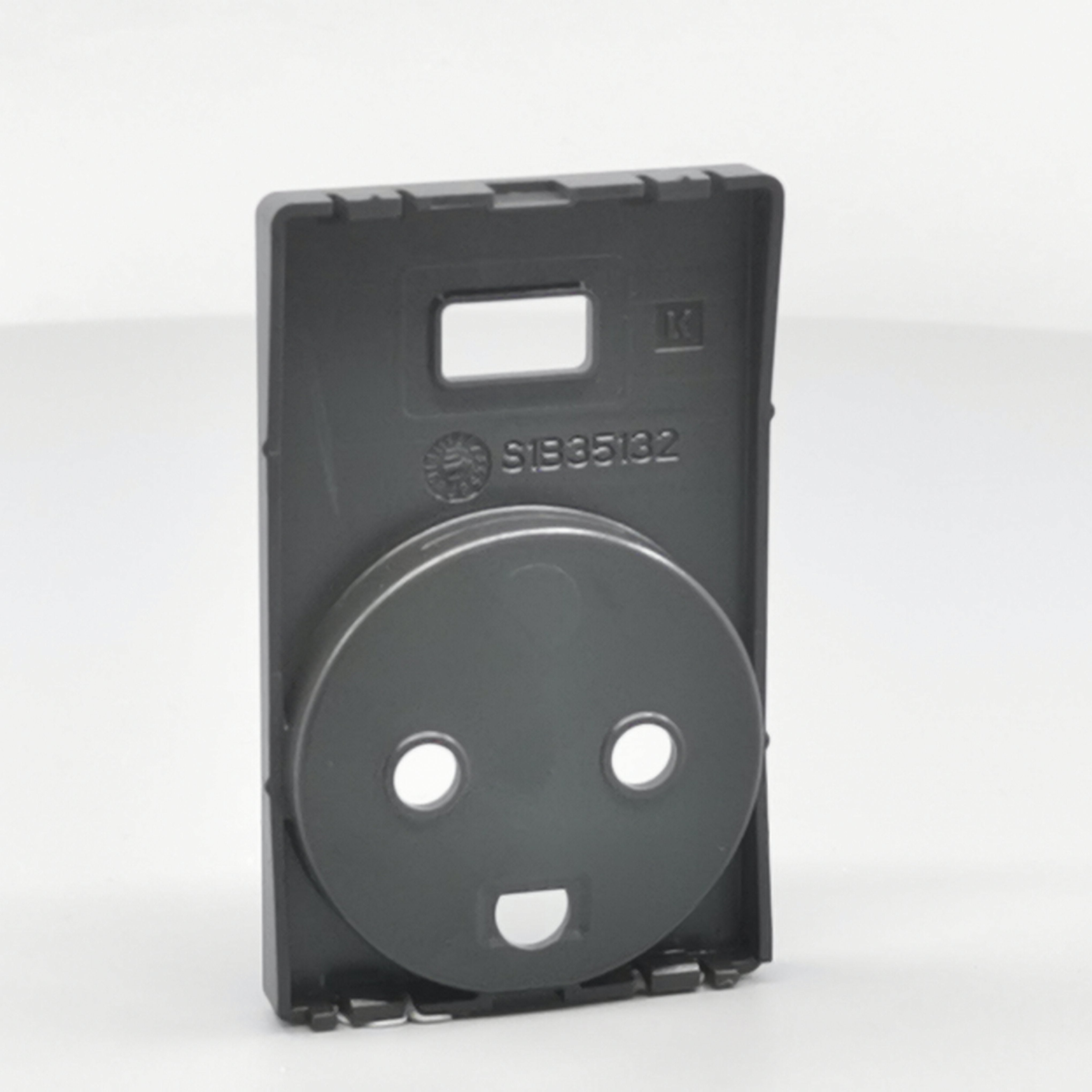 FUGA afdækning Stikk. m/j med 5V USB-lader Koksgrå