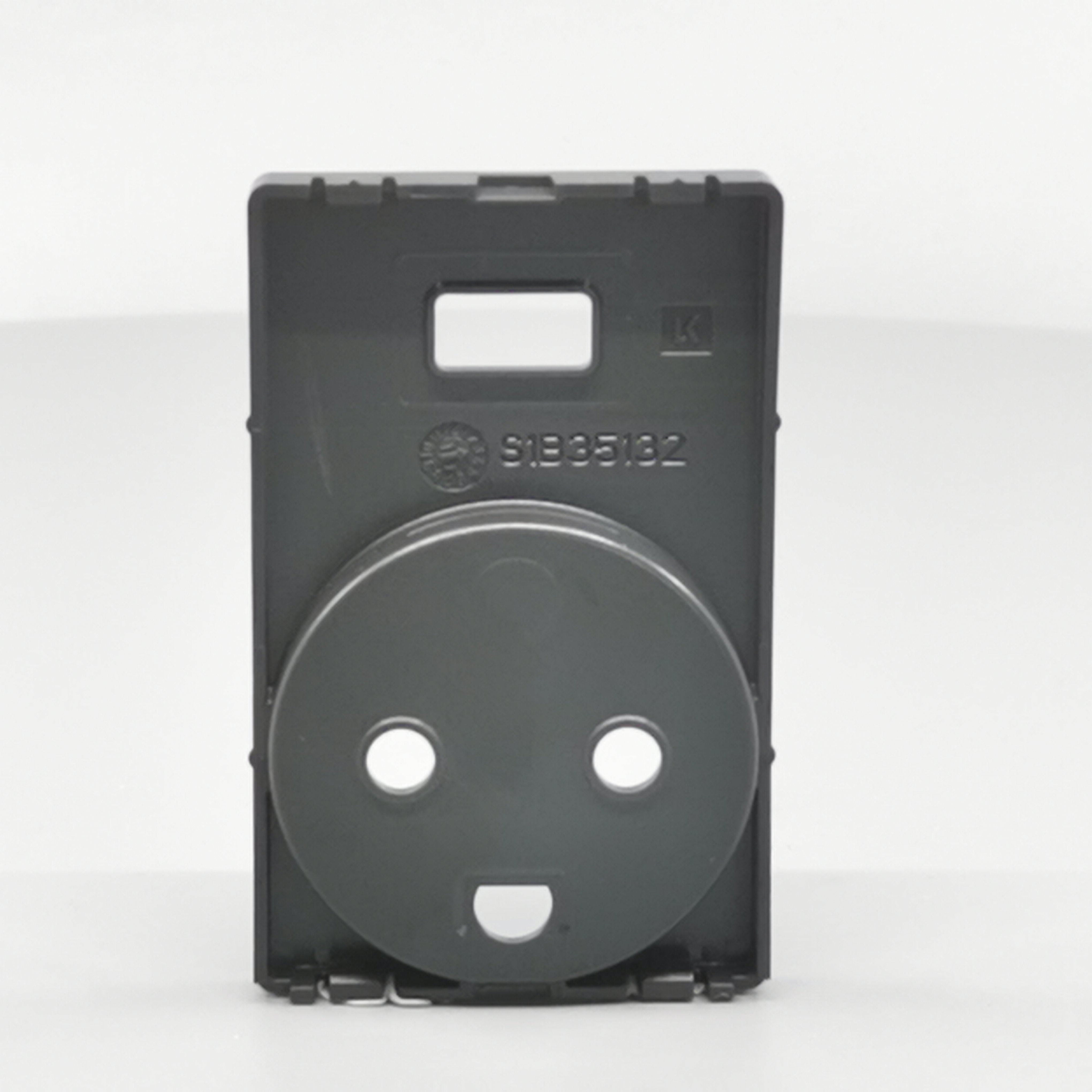 FUGA afdækning Stikk. m/j med 5V USB-lader Koksgrå