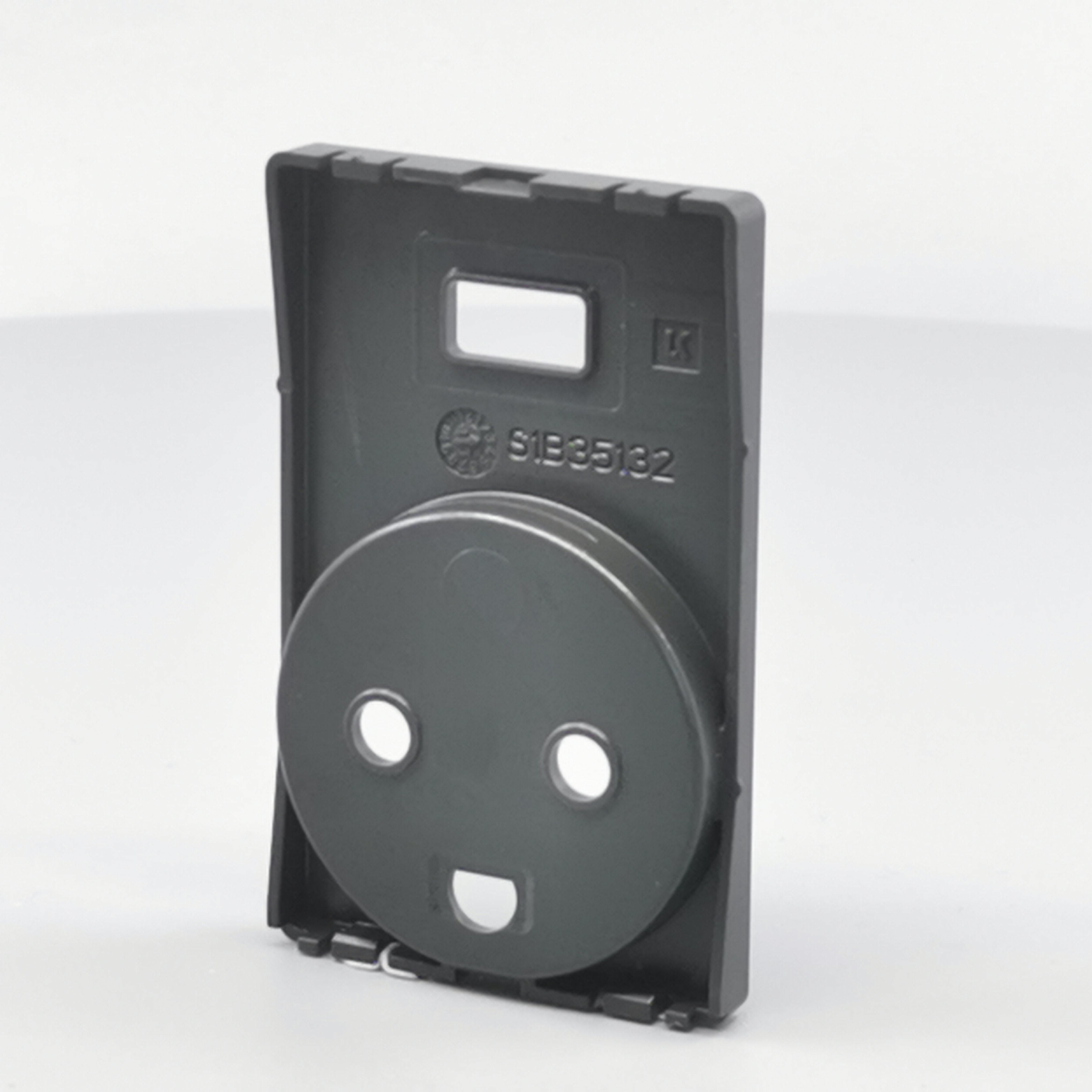 FUGA afdækning Stikk. m/j med 5V USB-lader Koksgrå