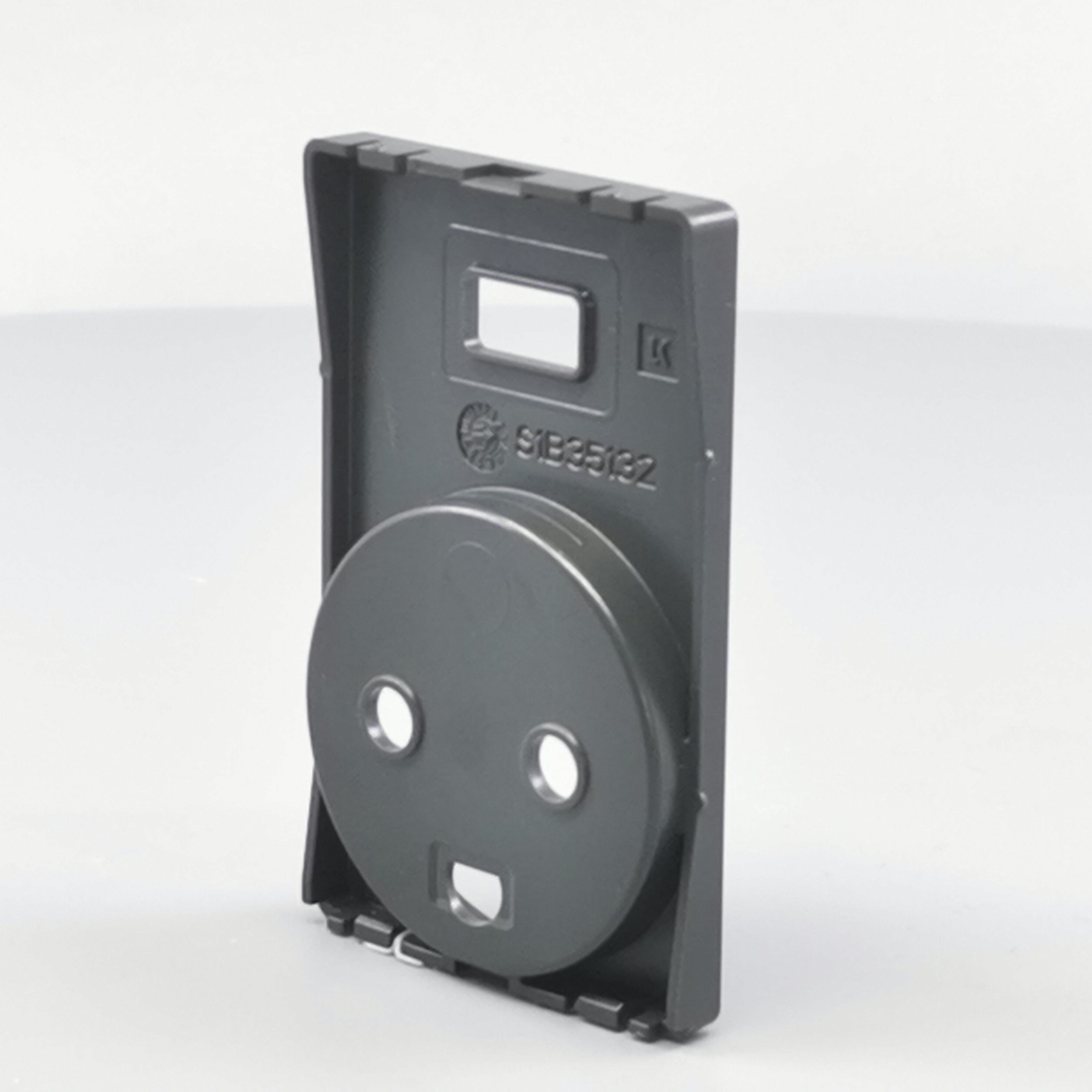 FUGA afdækning Stikk. m/j med 5V USB-lader Koksgrå