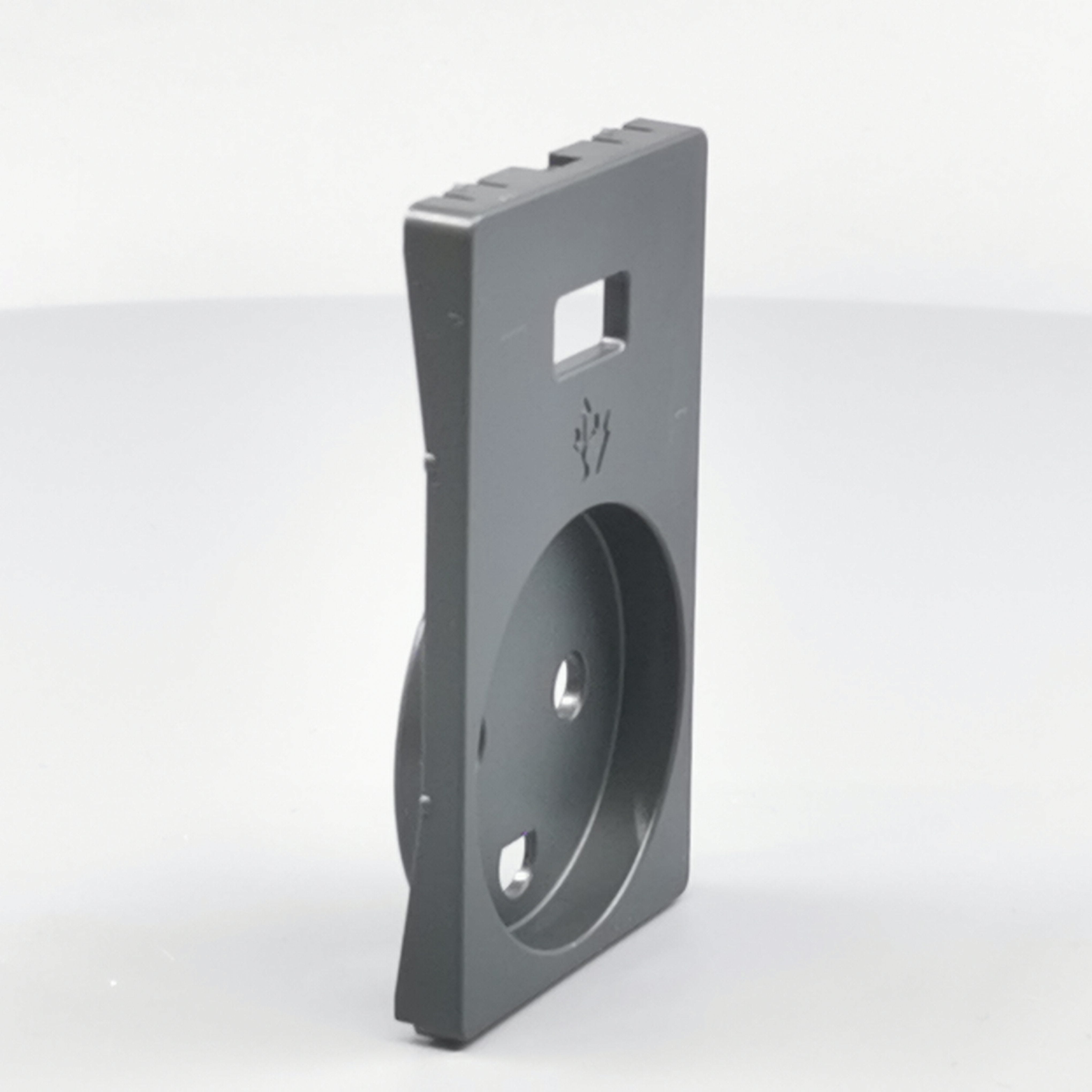 FUGA afdækning Stikk. m/j med 5V USB-lader Koksgrå