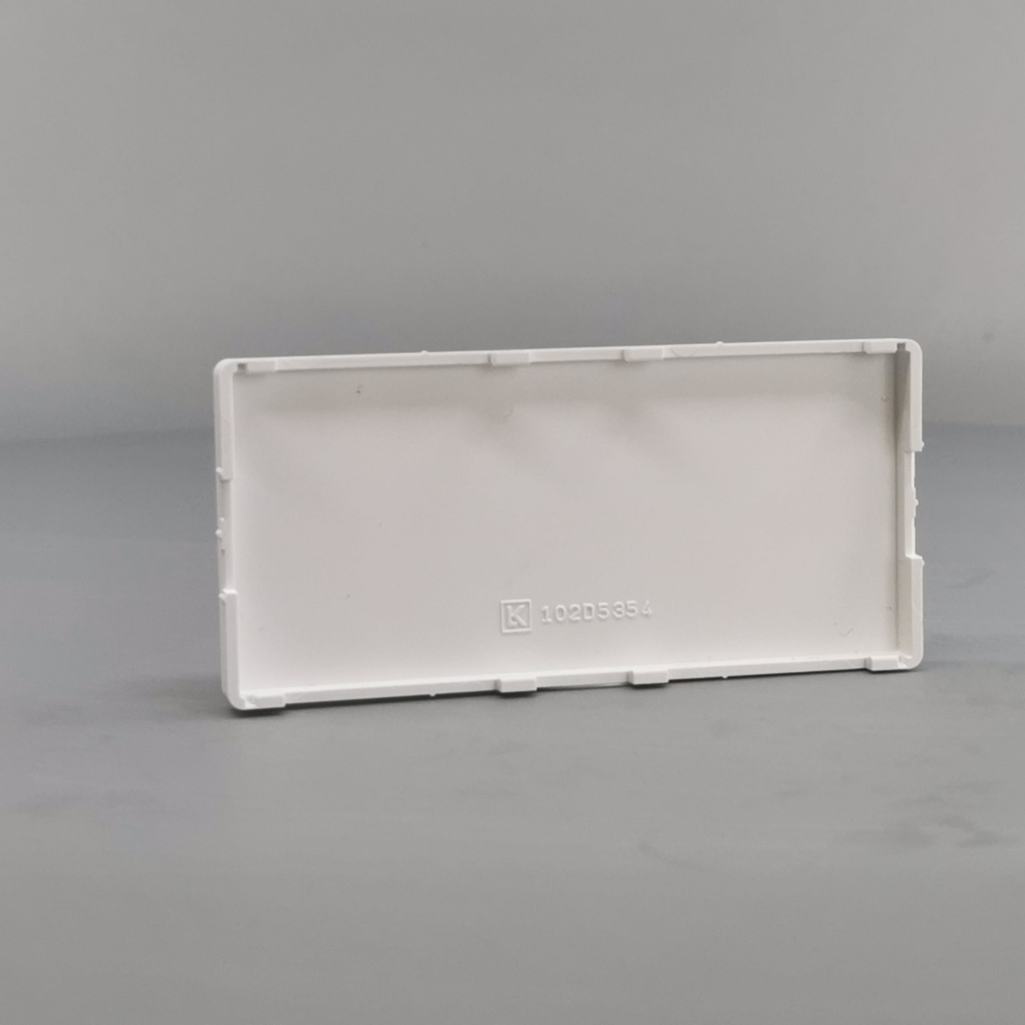 Fuga afdækning for blænddæksel 2 modul hvid