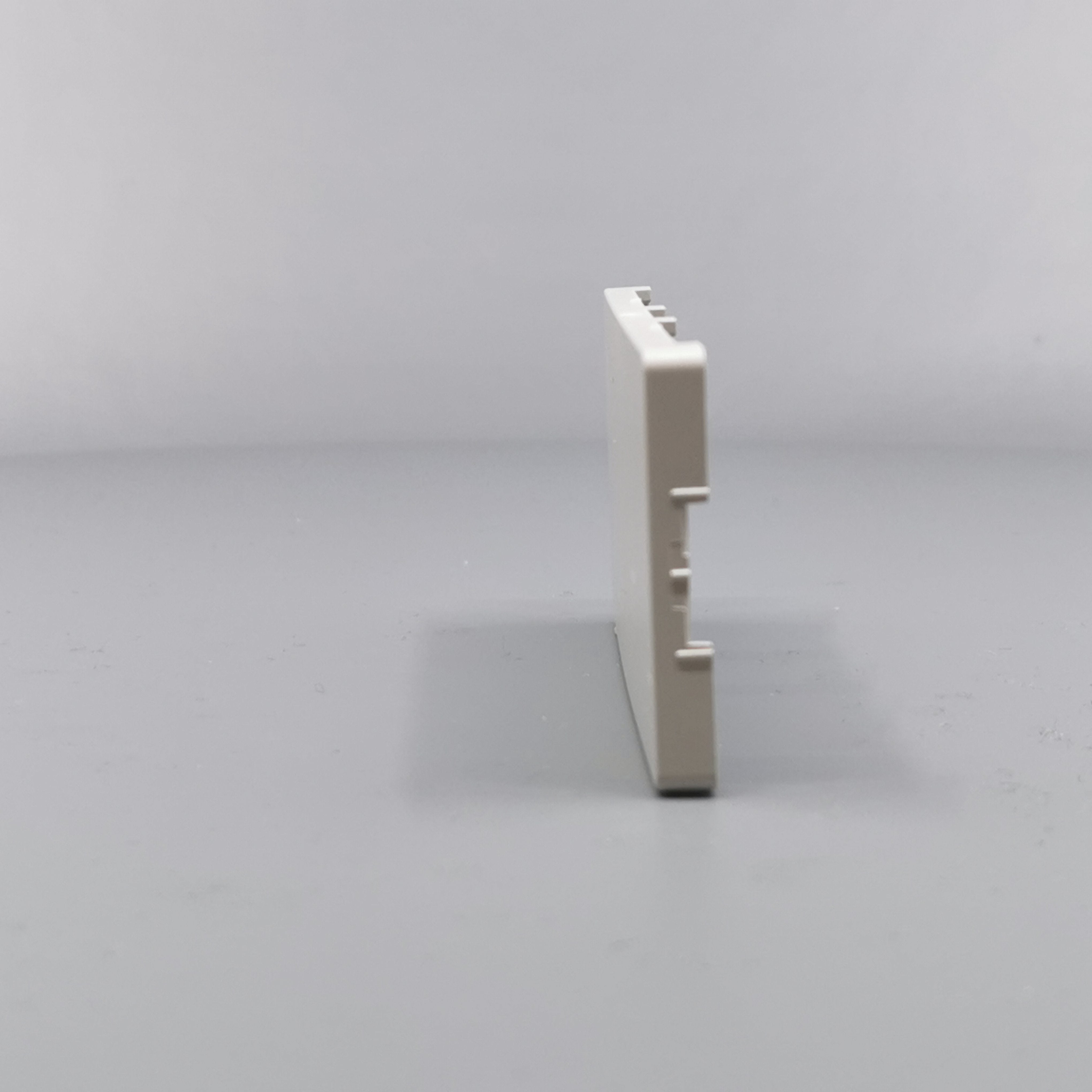 Fuga afdækning for blænddæksel 2 modul lysegrå