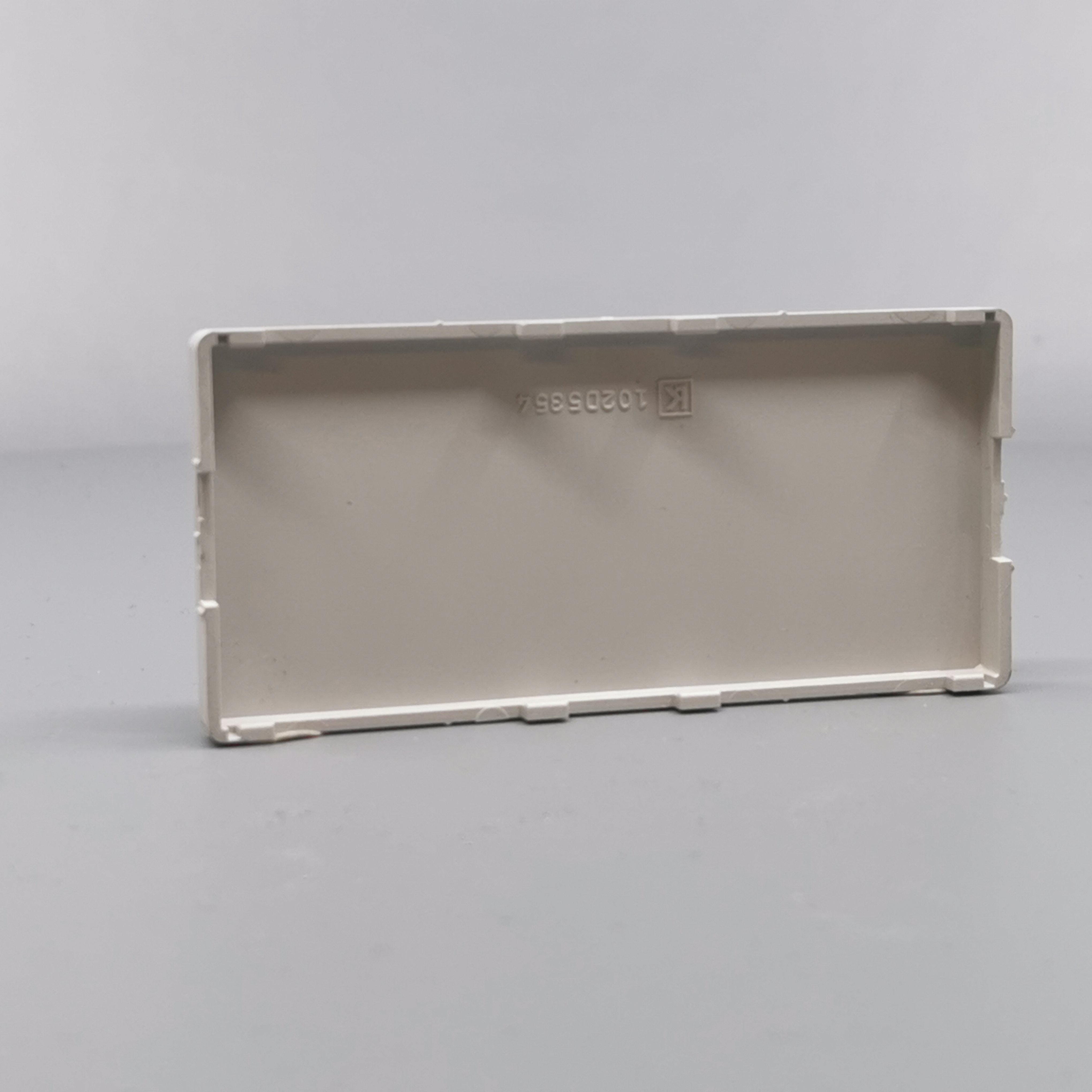 Fuga afdækning for blænddæksel 2 modul lysegrå