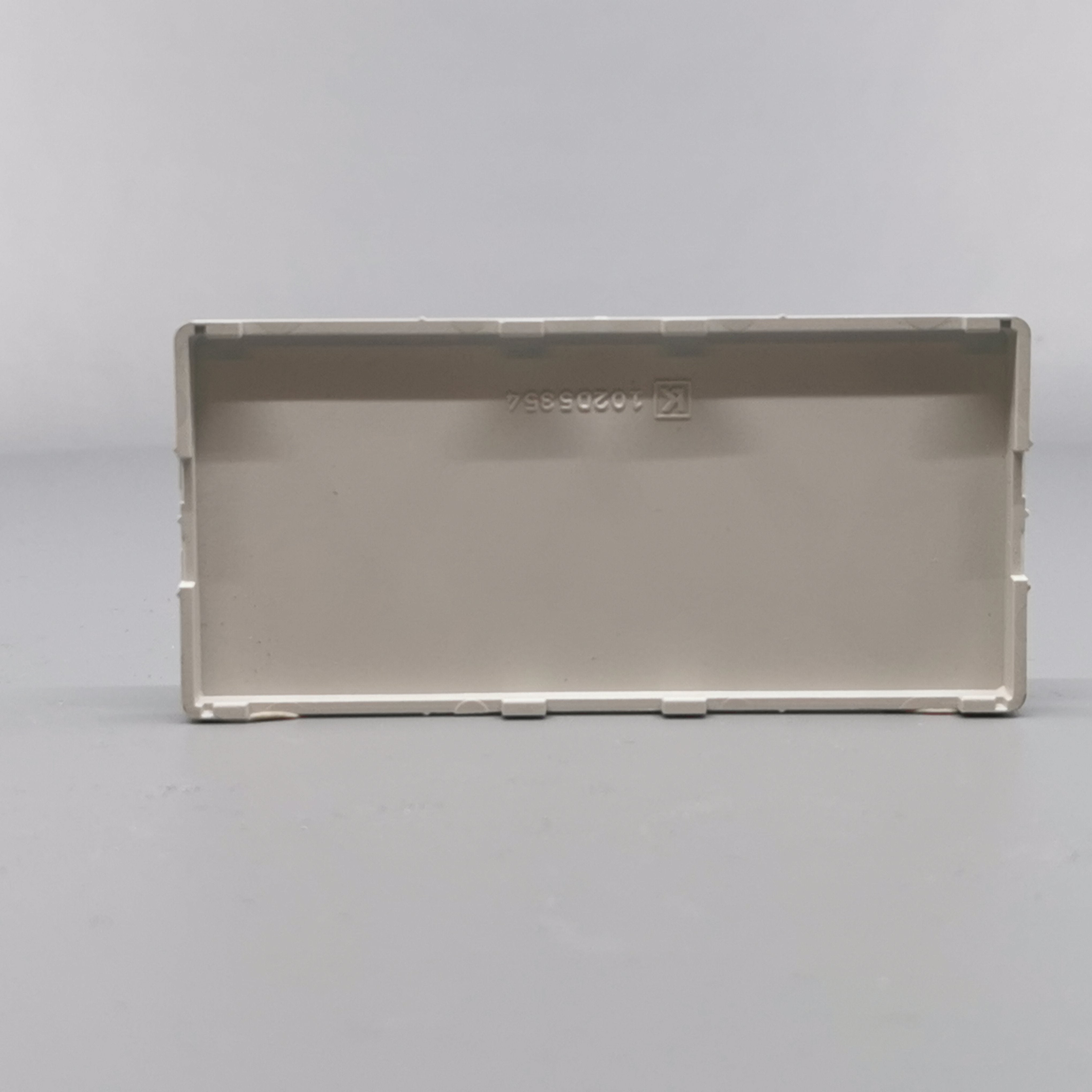 Fuga afdækning for blænddæksel 2 modul lysegrå