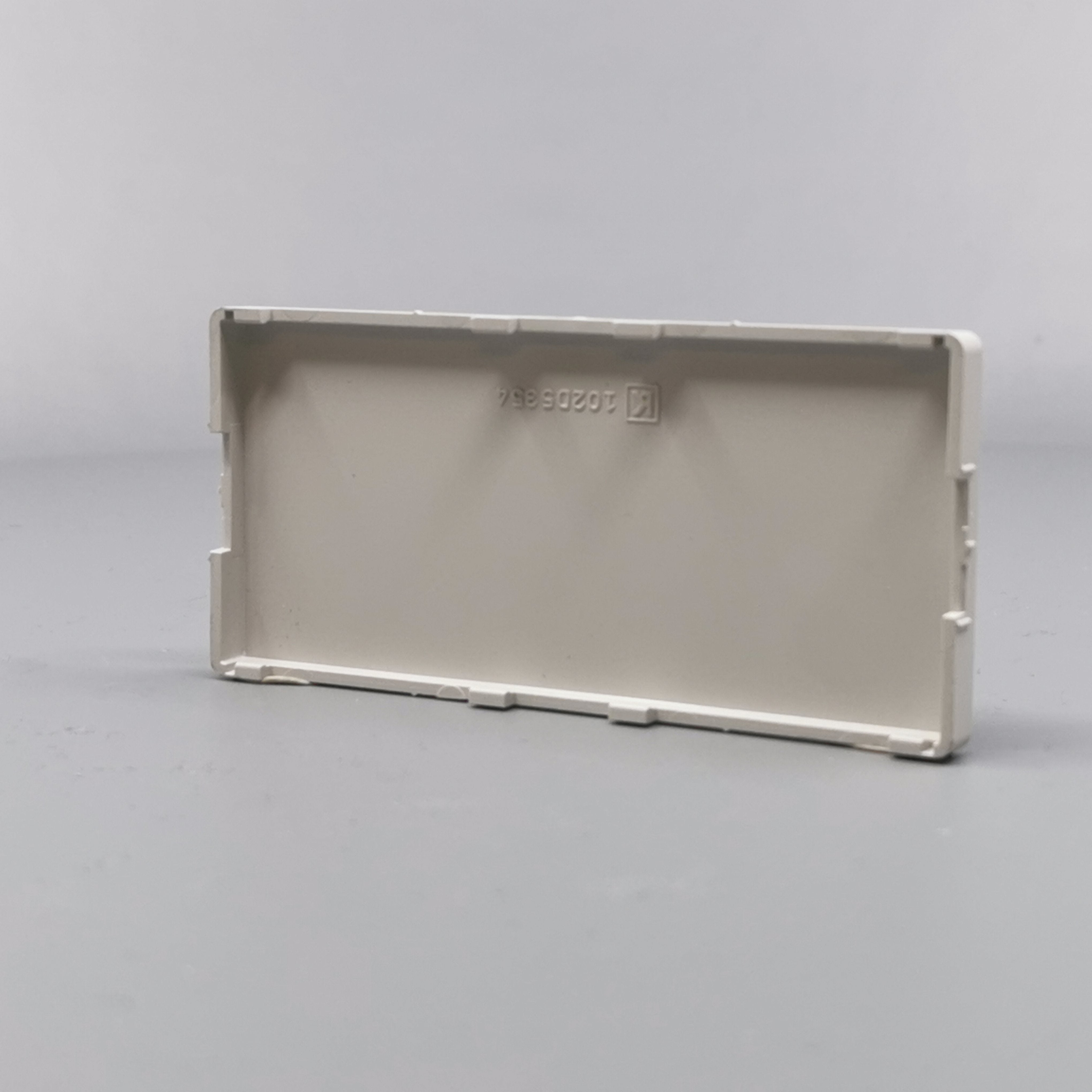 Fuga afdækning for blænddæksel 2 modul lysegrå