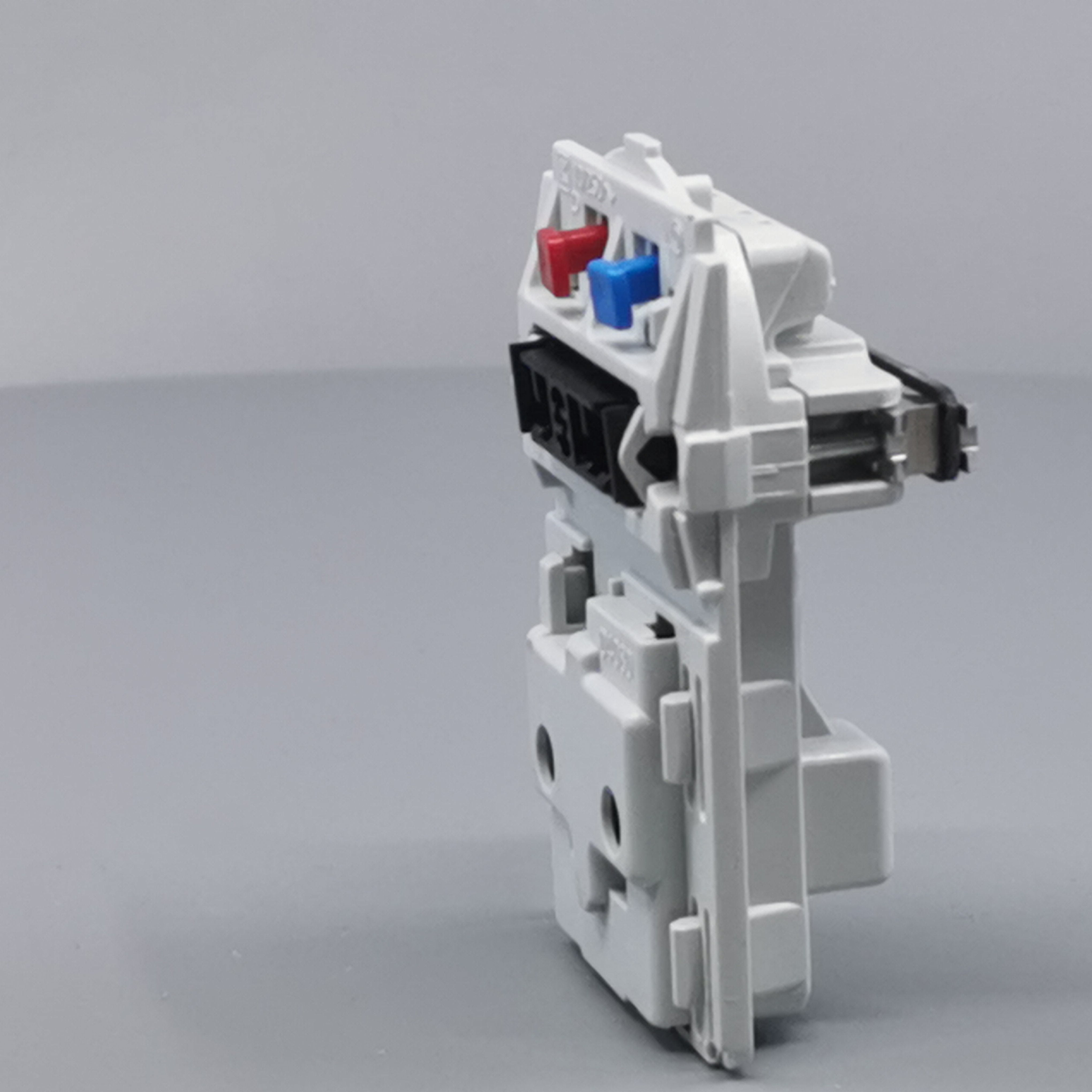 Fuga stikkontakt 2-pol med afbryder 1½m