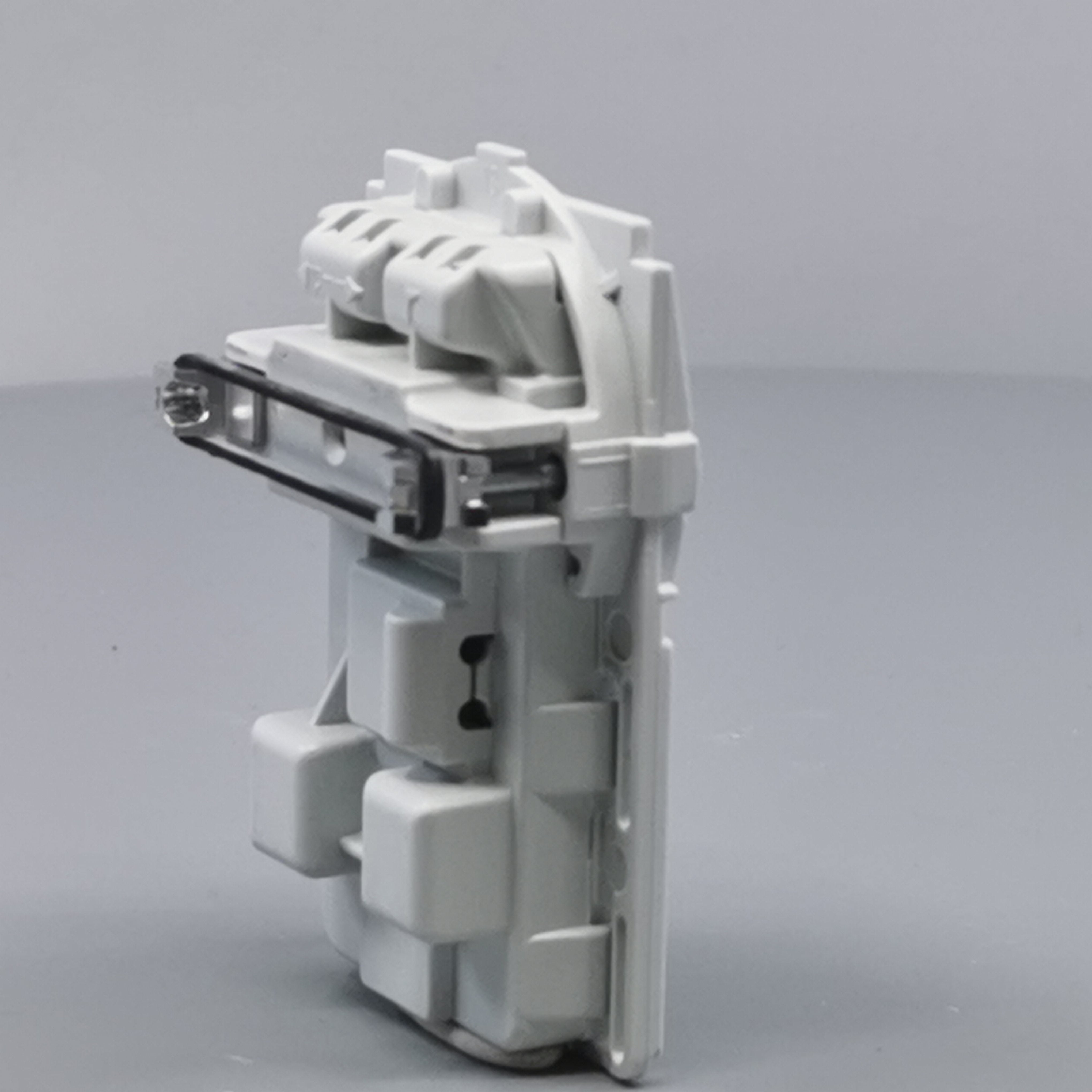 Fuga stikkontakt 2-pol med afbryder 1½m