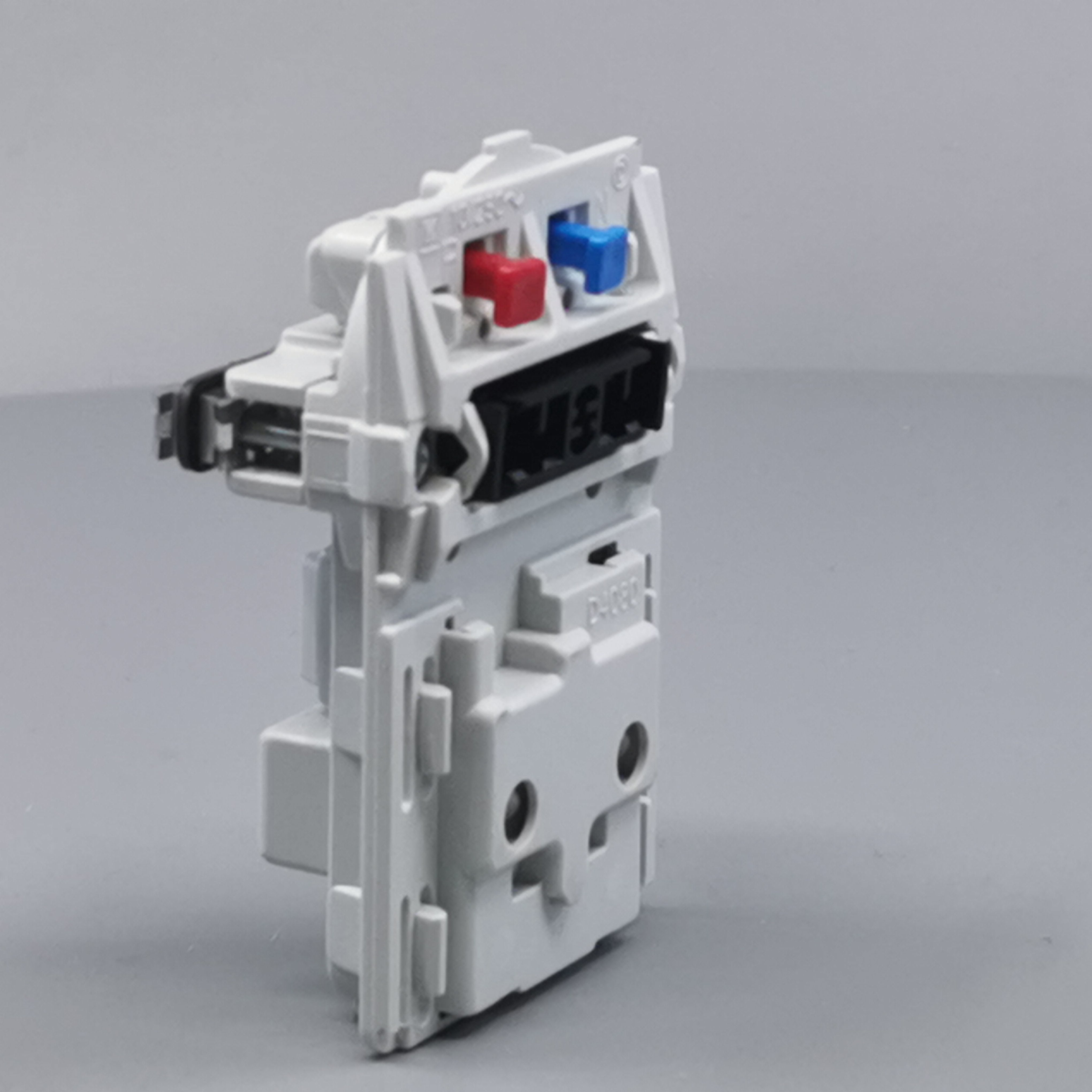 Fuga stikkontakt 2-pol med afbryder 1½m